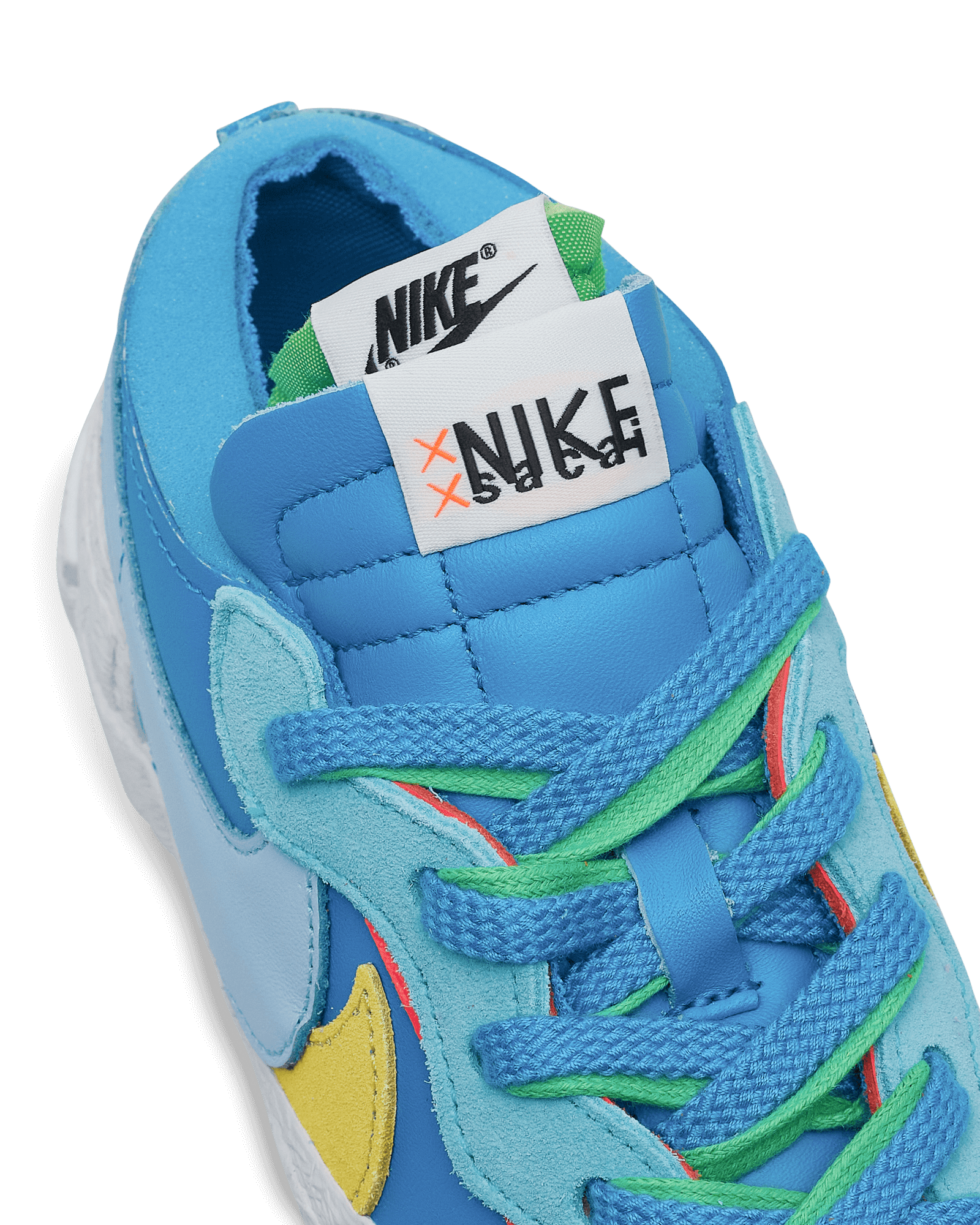 sacai x Kaws Blazer Low Sneakers Neptune Blue