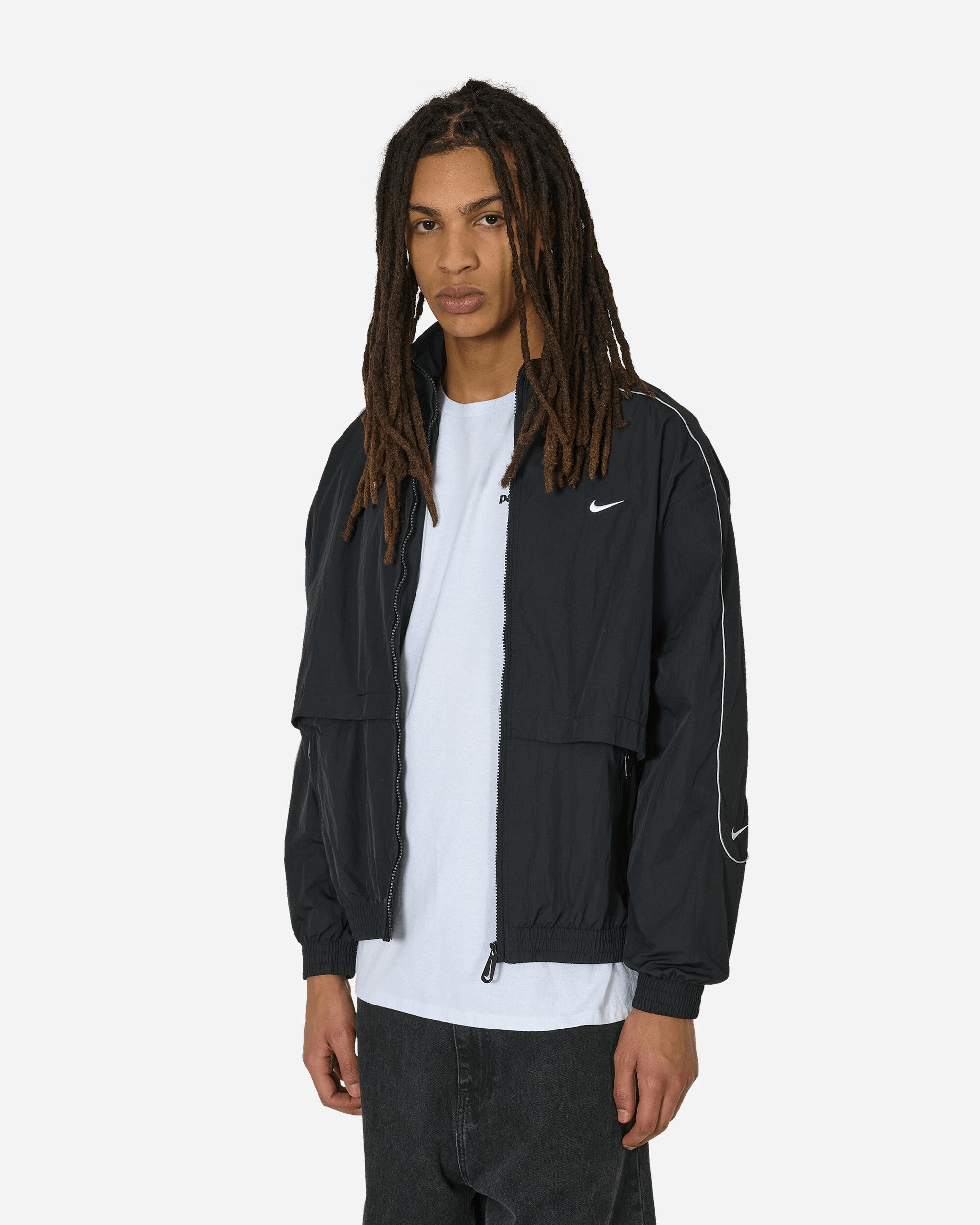 Solo Swoosh Woven Track Jacket Black