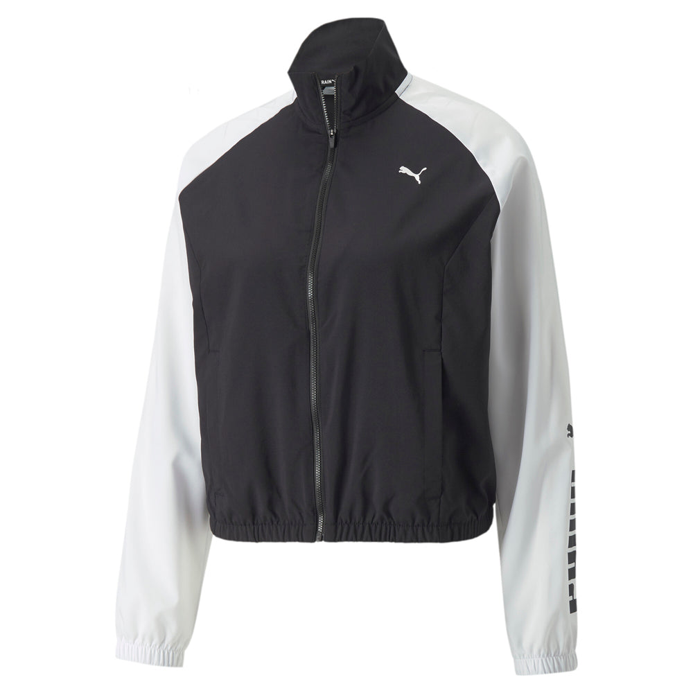 Fit Logo Color Block Woven Full Zip Training Jacket