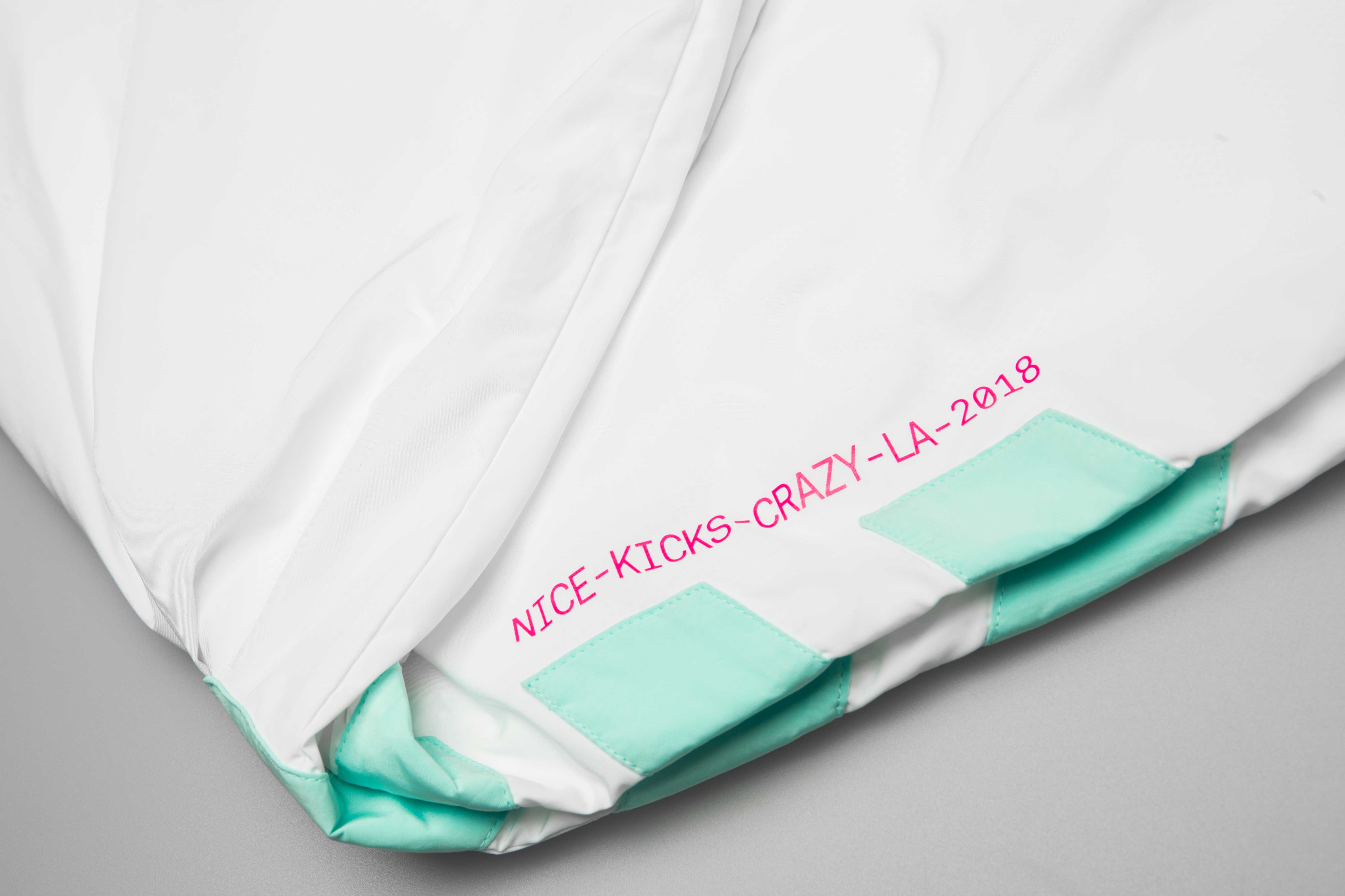 adidas Consortium X Nice Kicks Mens Track Pants - White/Teal