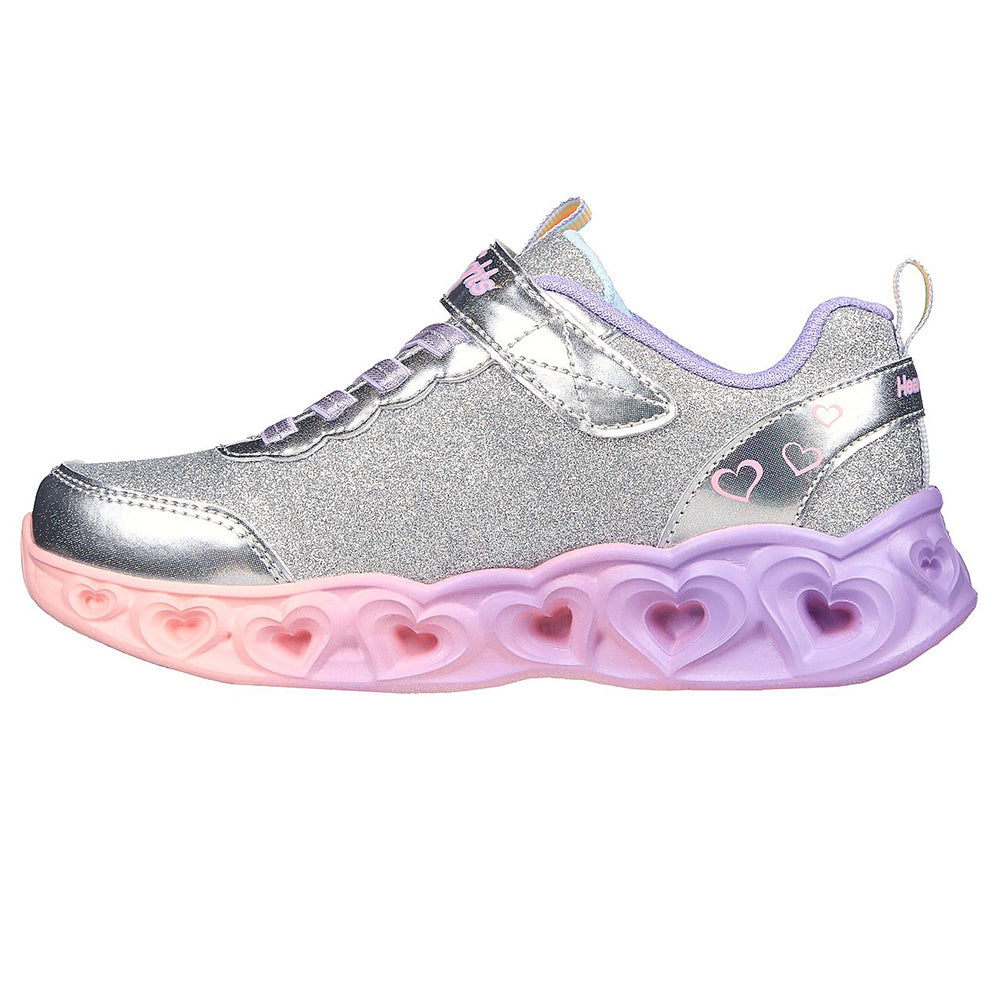 Skechers Girls S-Lights Heart Lights Shoes - 302684L-SMLT