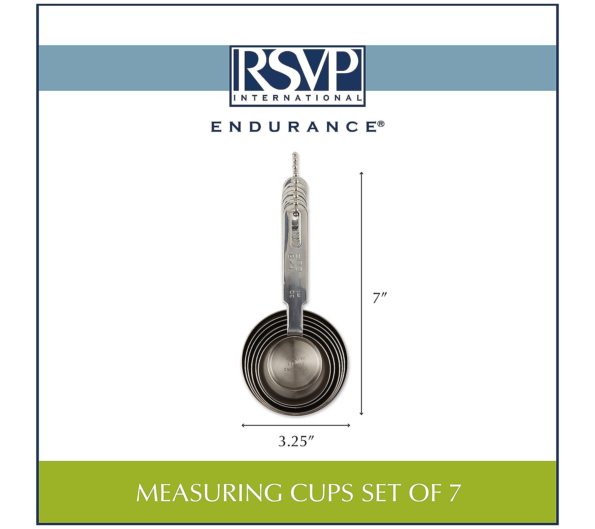 RSVP Set of 7 Measuring Cups