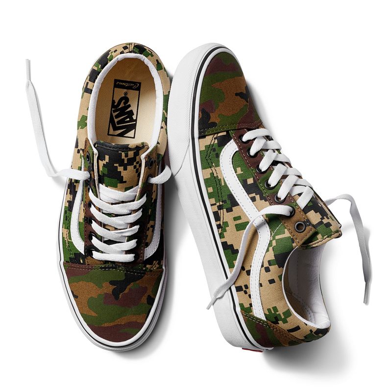 Customs Pixel Camo Old Skool