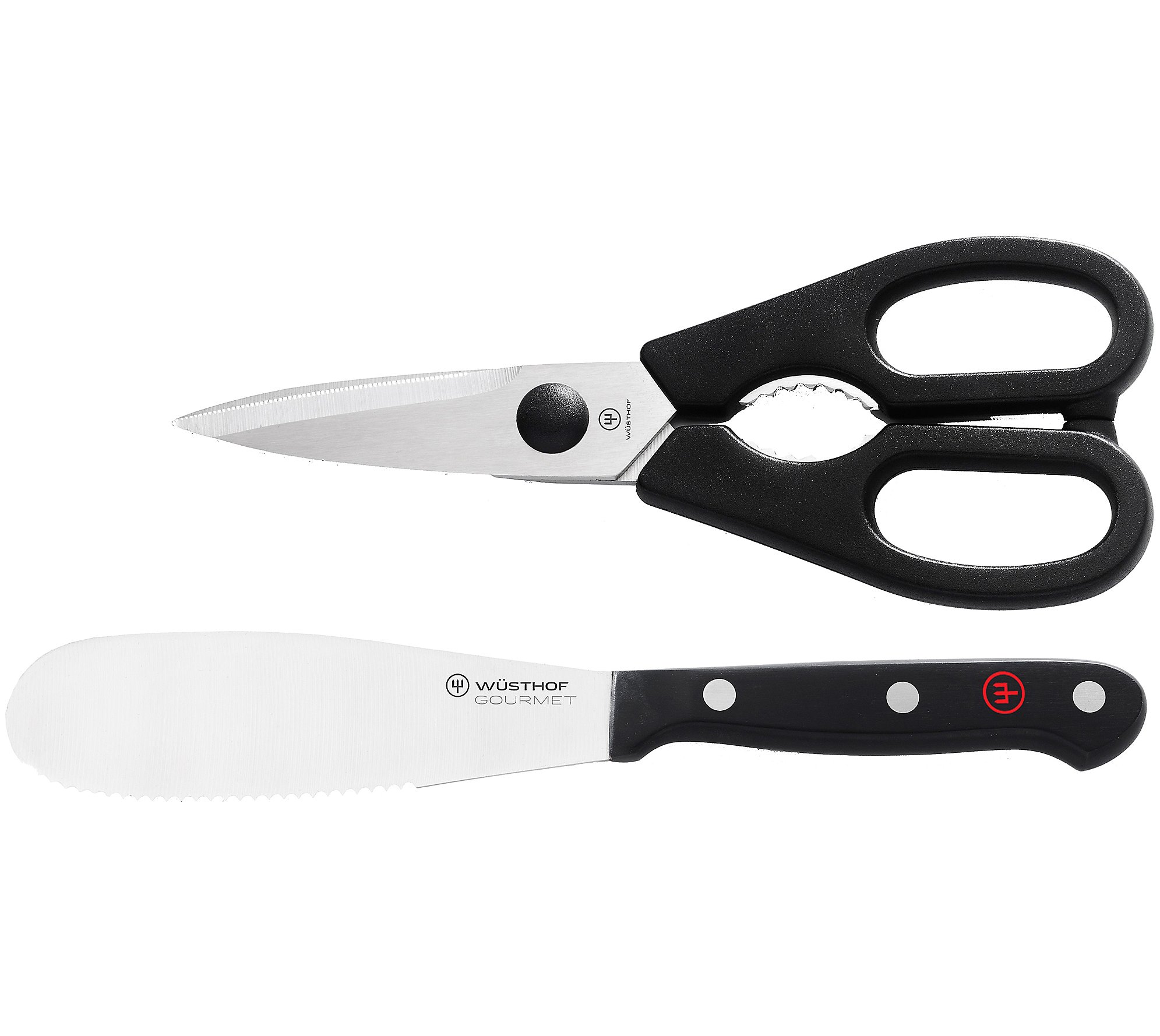 Wusthof 2-Piece Gourmet Spreader and Shears Set