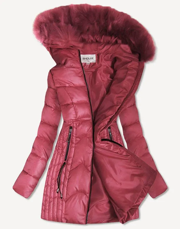 Pink ladies winter coat