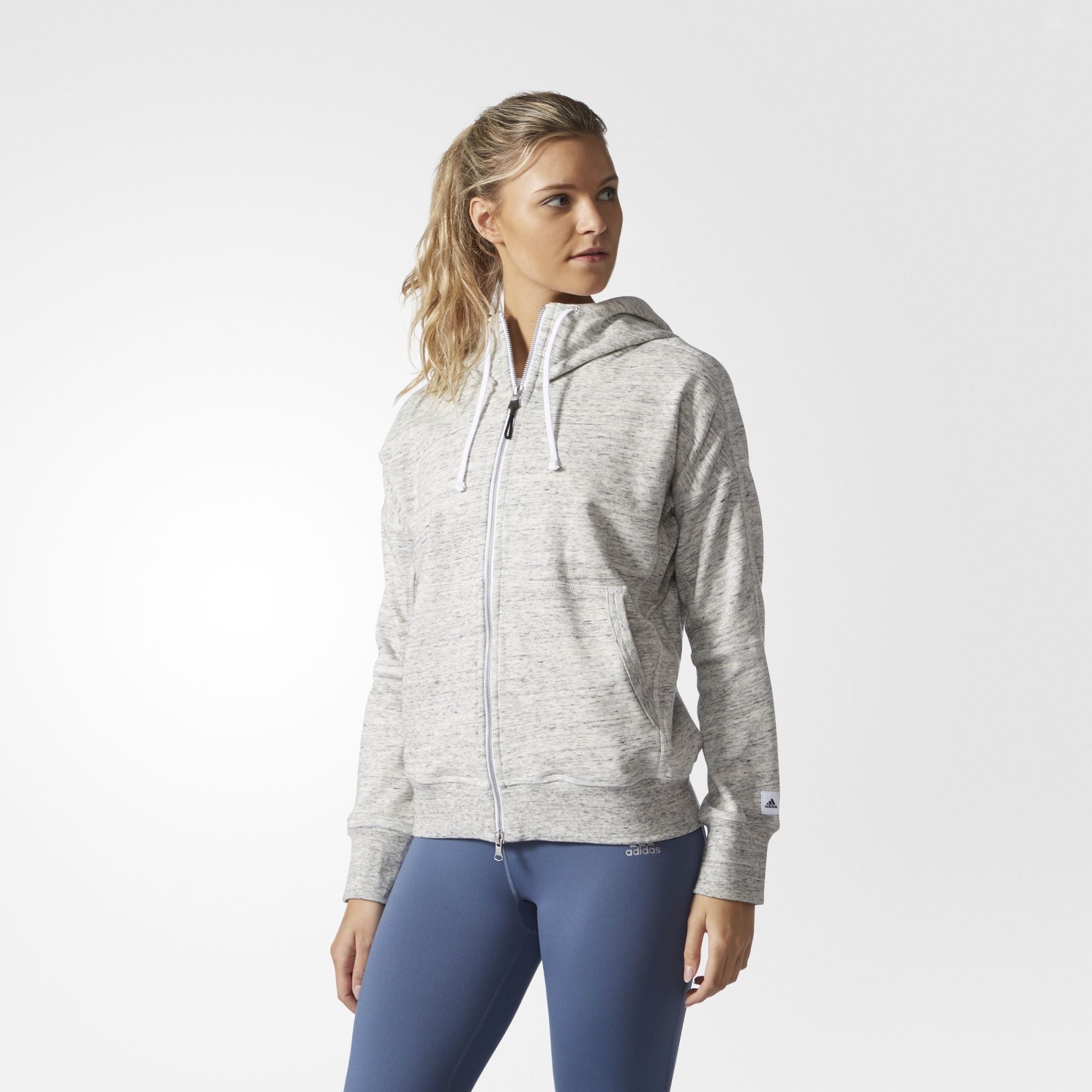 adidas Athletics X Reigning Champ French Terry Hoodie Women's - Grey/White