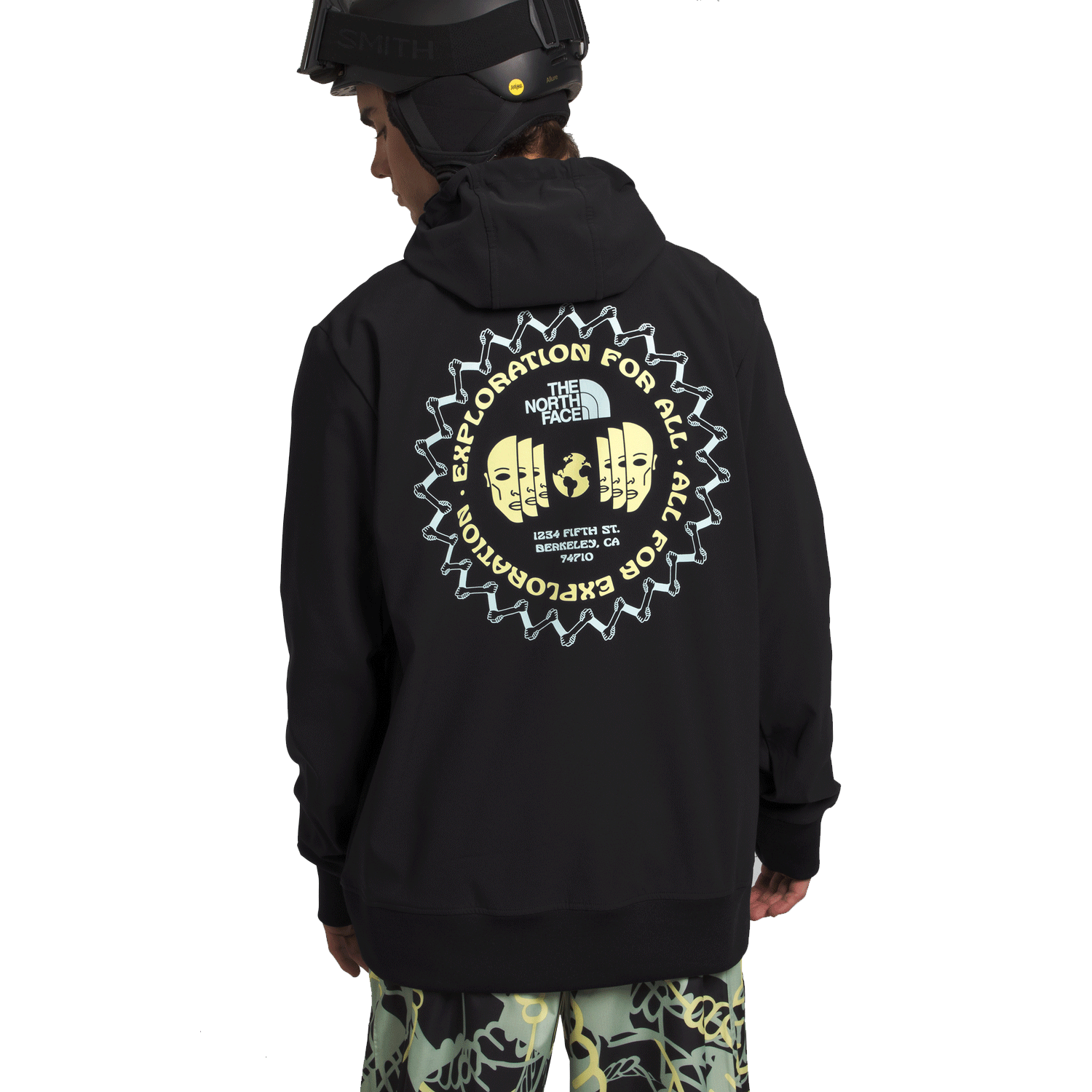 The North Face Tekno Logo Hoodie 2024 TNF Black/Sun Sprite