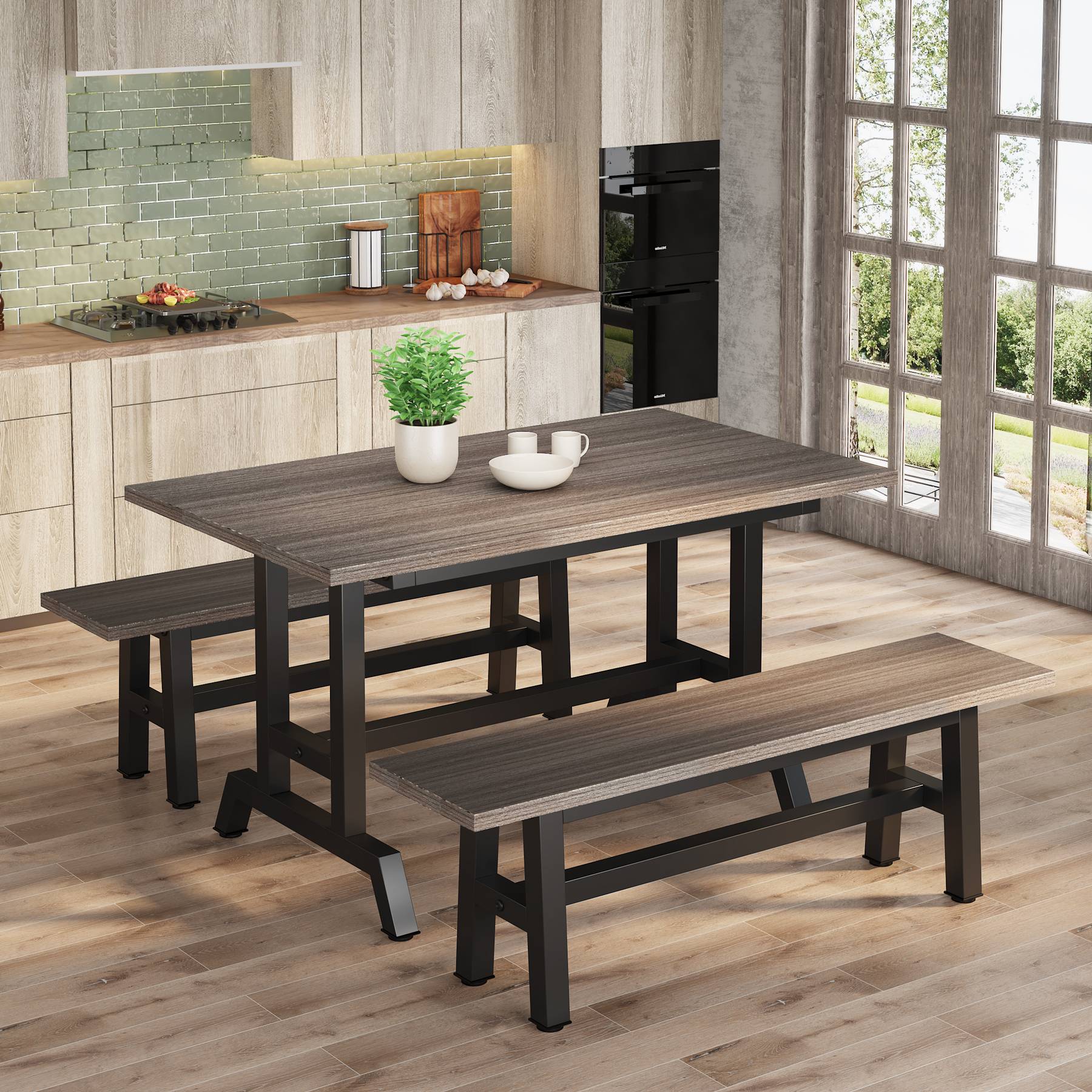 Dining Table Set, 3-Piece 47