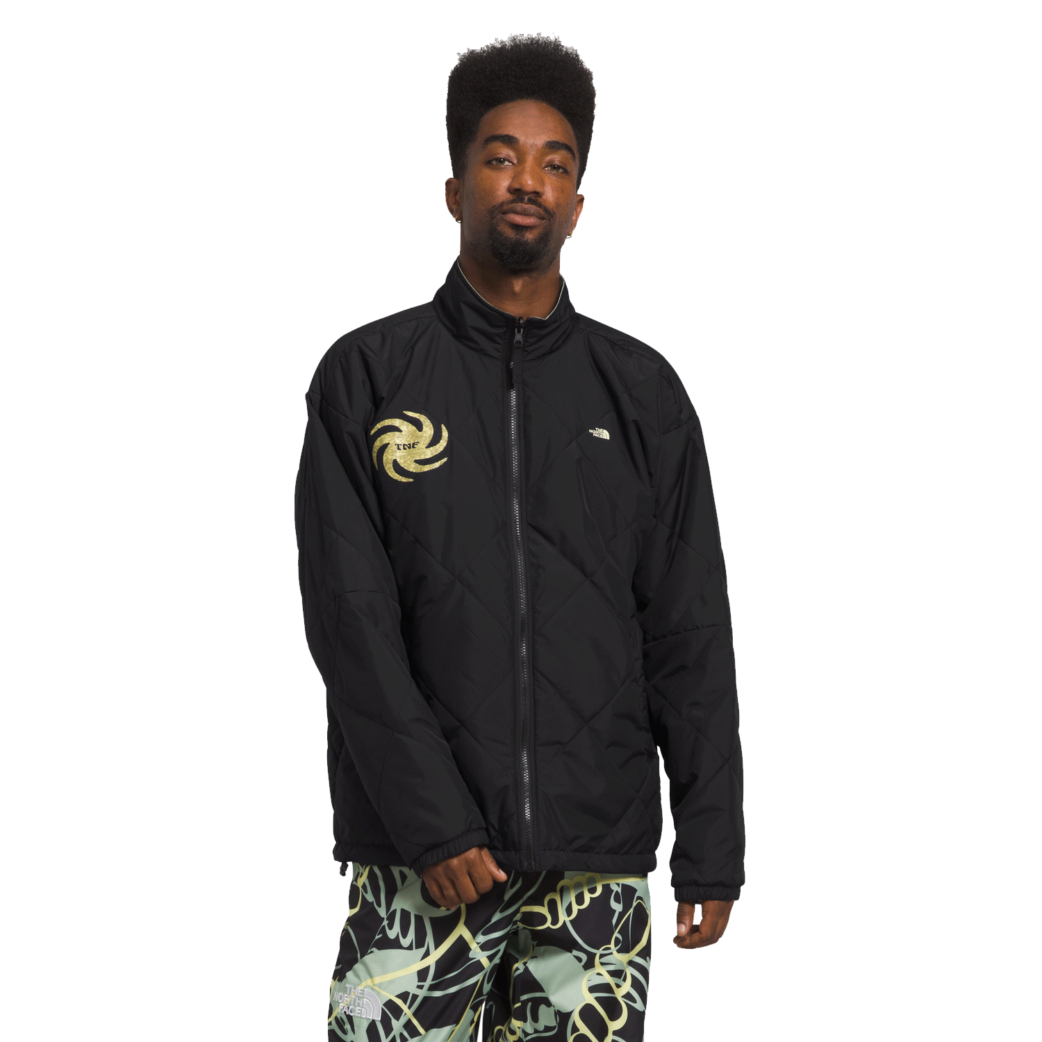 The North Face Afterburner Jacket 2024 TNF Black/Misty Sage