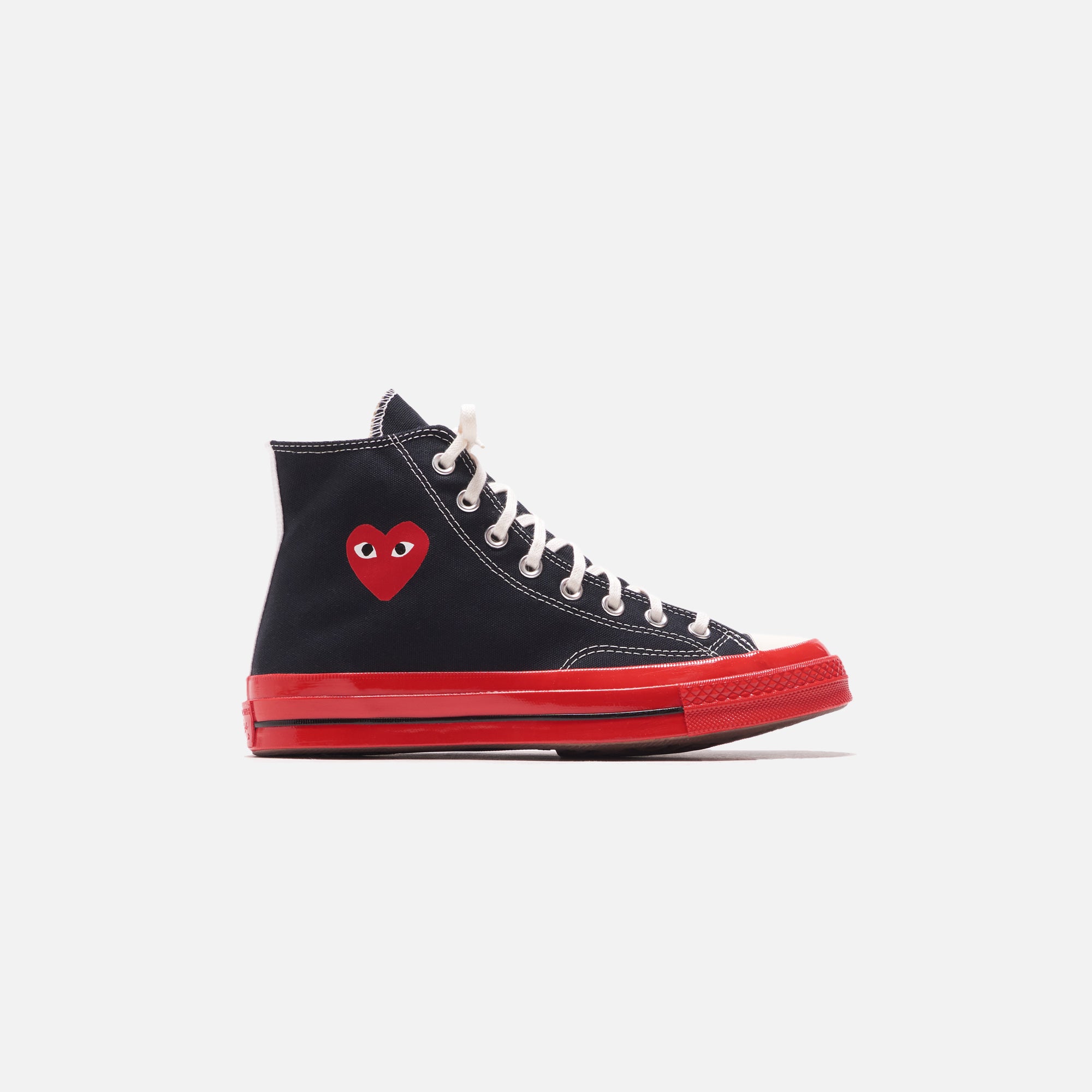 Converse x Comme des Garçons CDG Play Red Sole High Top - Black