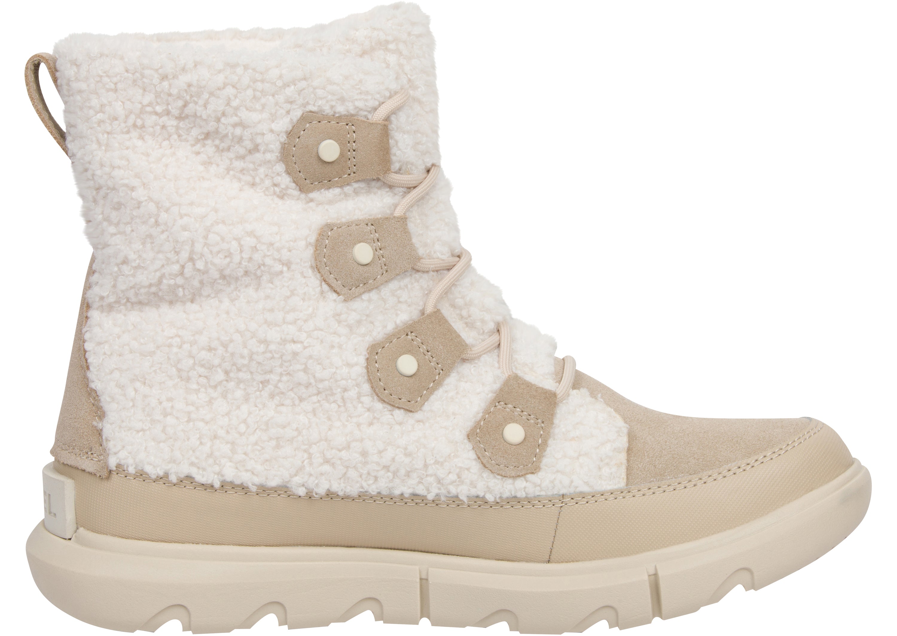 Sorel Womens Explorer II Joan Cozy Ancient Fossil/Sea Salt