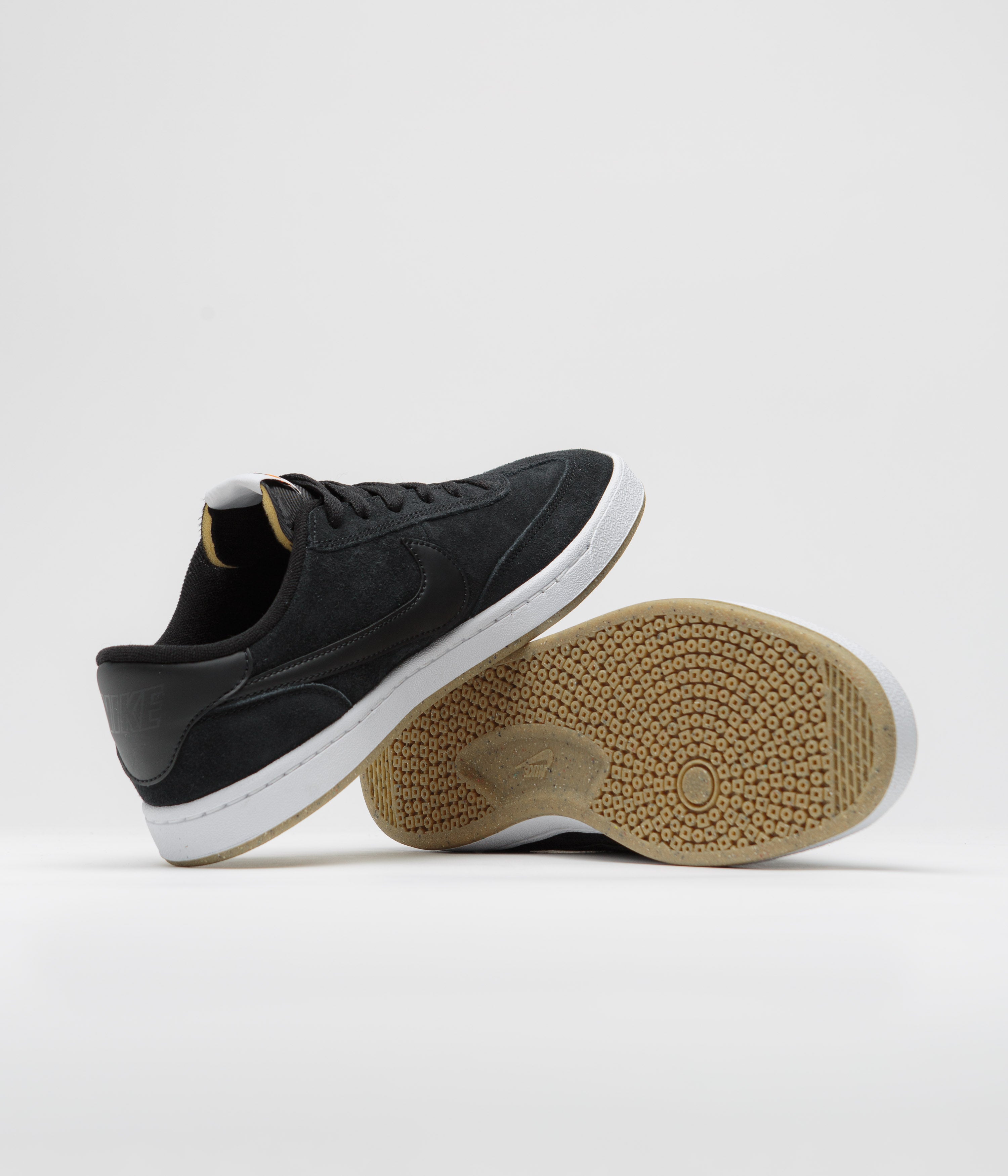 Nike SB FC Classic Shoes - Black / Black - White - Vivid Orange