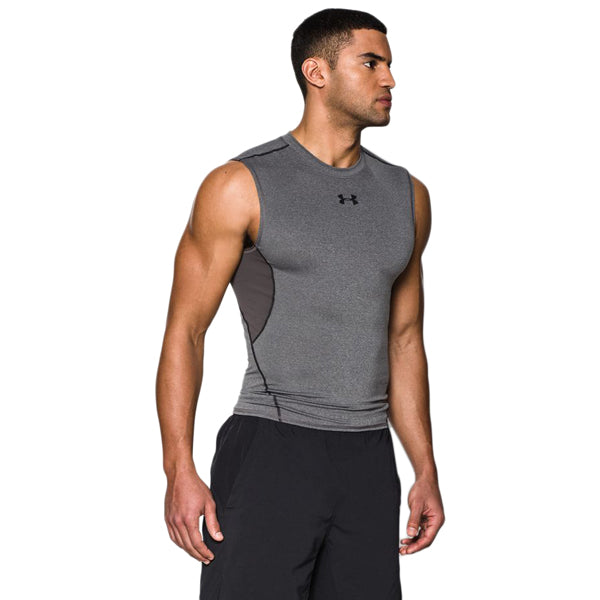 Men's UA HeatGear Armour Sleeveless Compression Shirt