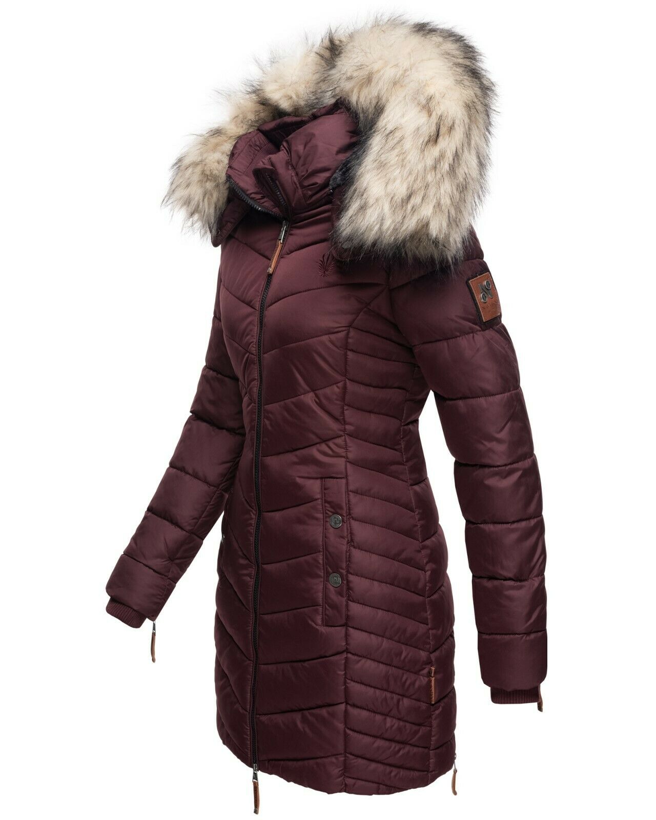 Fashion ladies parka coat