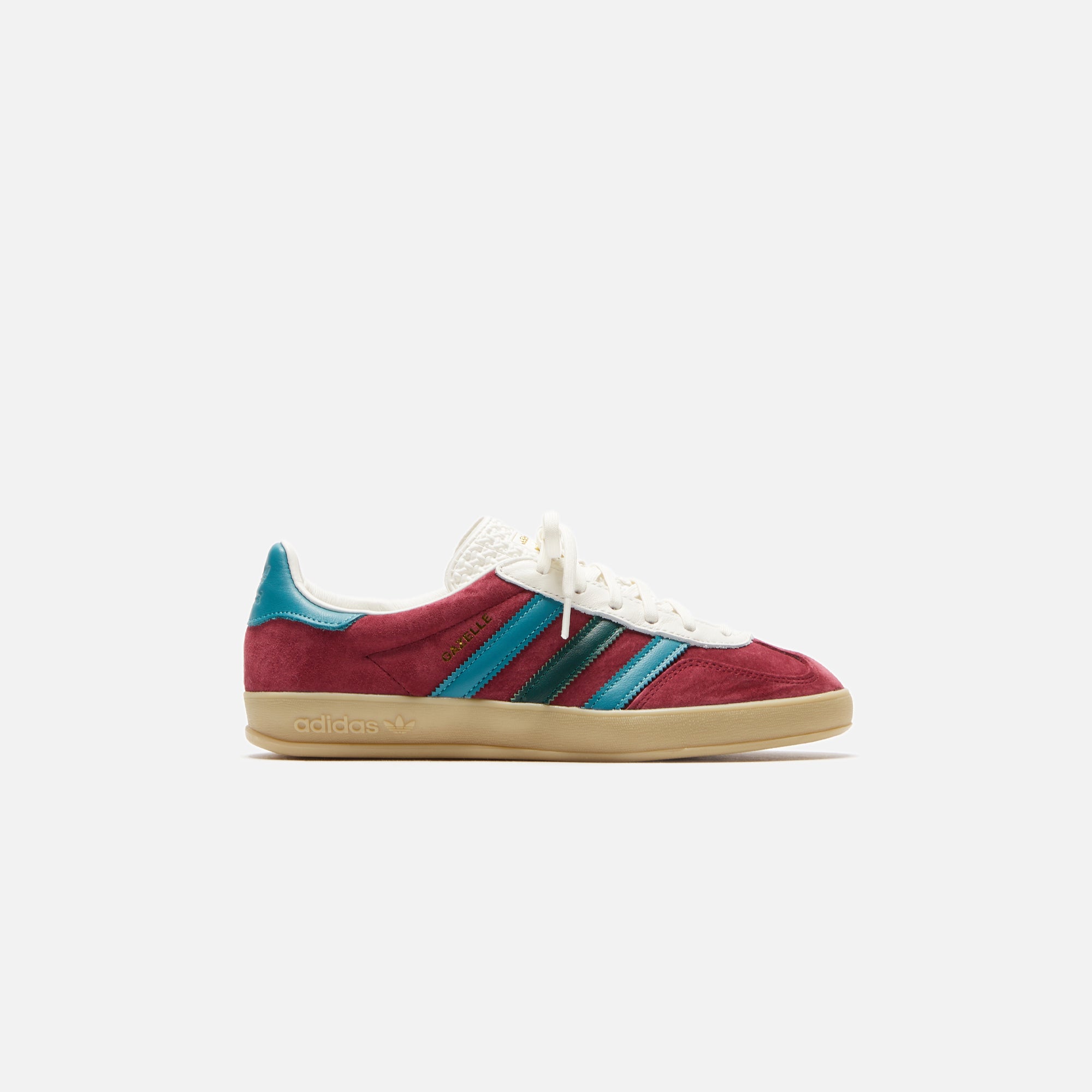 adidas Gazelle Indoor - Collegiate Burgundy / Arctic Fusion / Collegiate Green