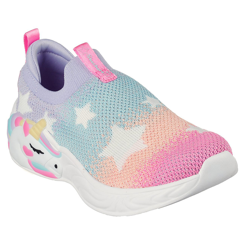 Skechers Girls S-Lights Unicorn Dreams Shoes - 302328L-MLT