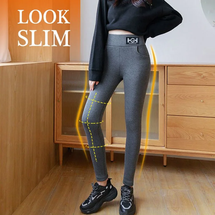🎅CHRISTMAS SALE NOW-49% OFF-Women’s Fashionable Thermal Cashmere Slim Pants