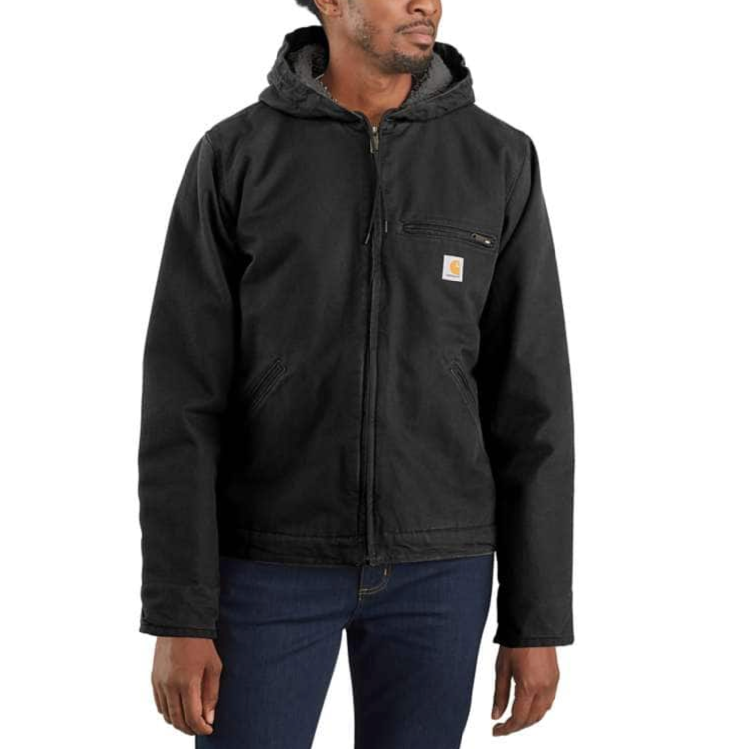 Carhartt Men's Duck Sherpa-Lined Jacket