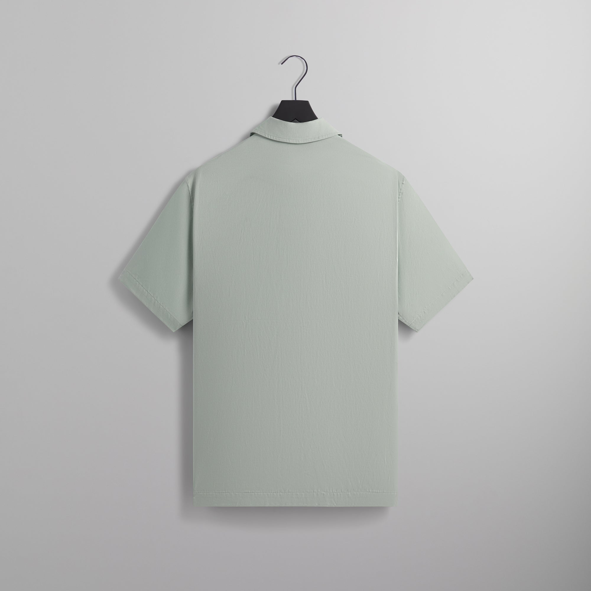 Kith Silk Cotton Boxy Collared Overshirt - Brine