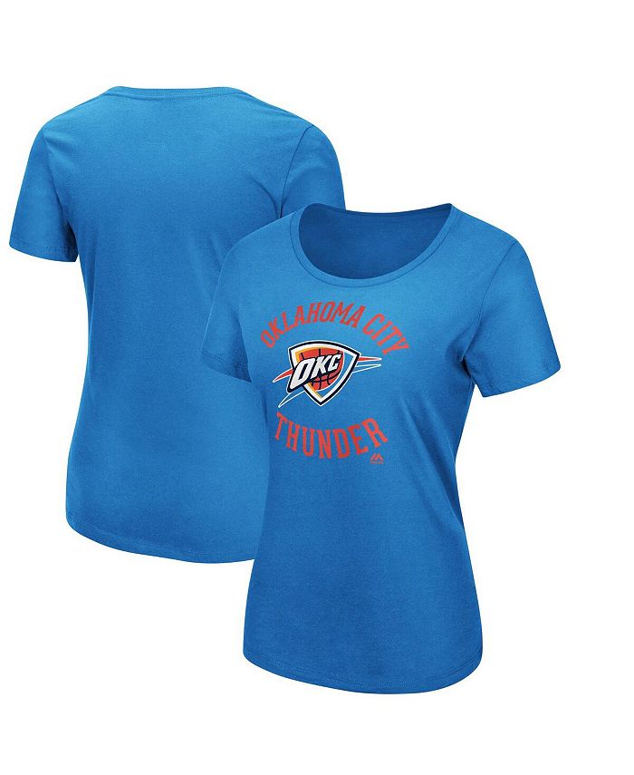 Women's Blue Oklahoma City Thunder The Main Thing T-shirt