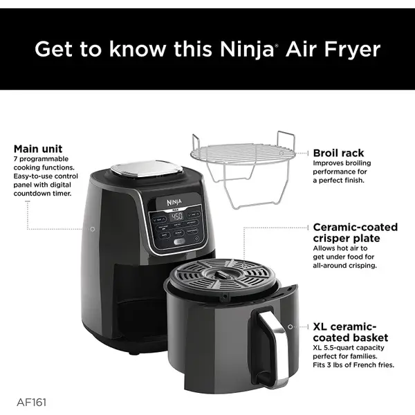 Ninja Air Fryer Max XL AF161 Blain's Farm & Fleet Poundland