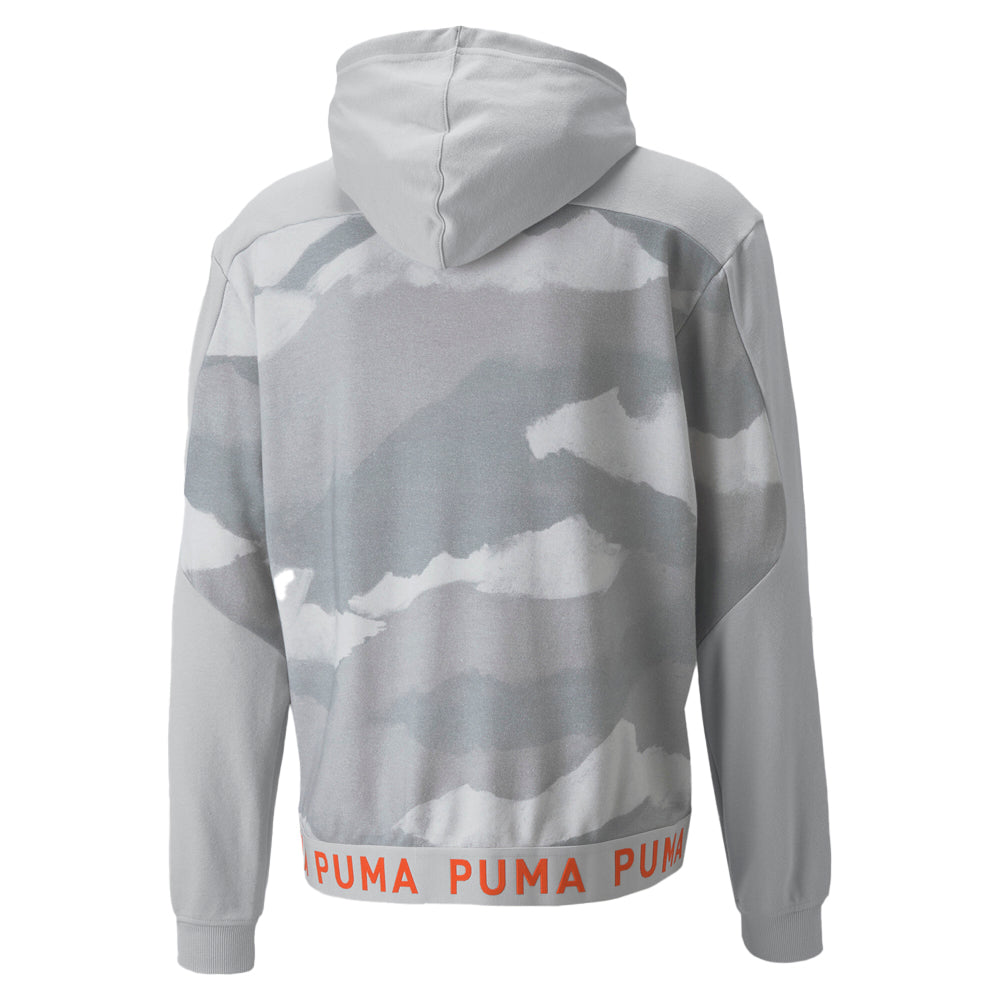 Printed Training Pullover Hoodie