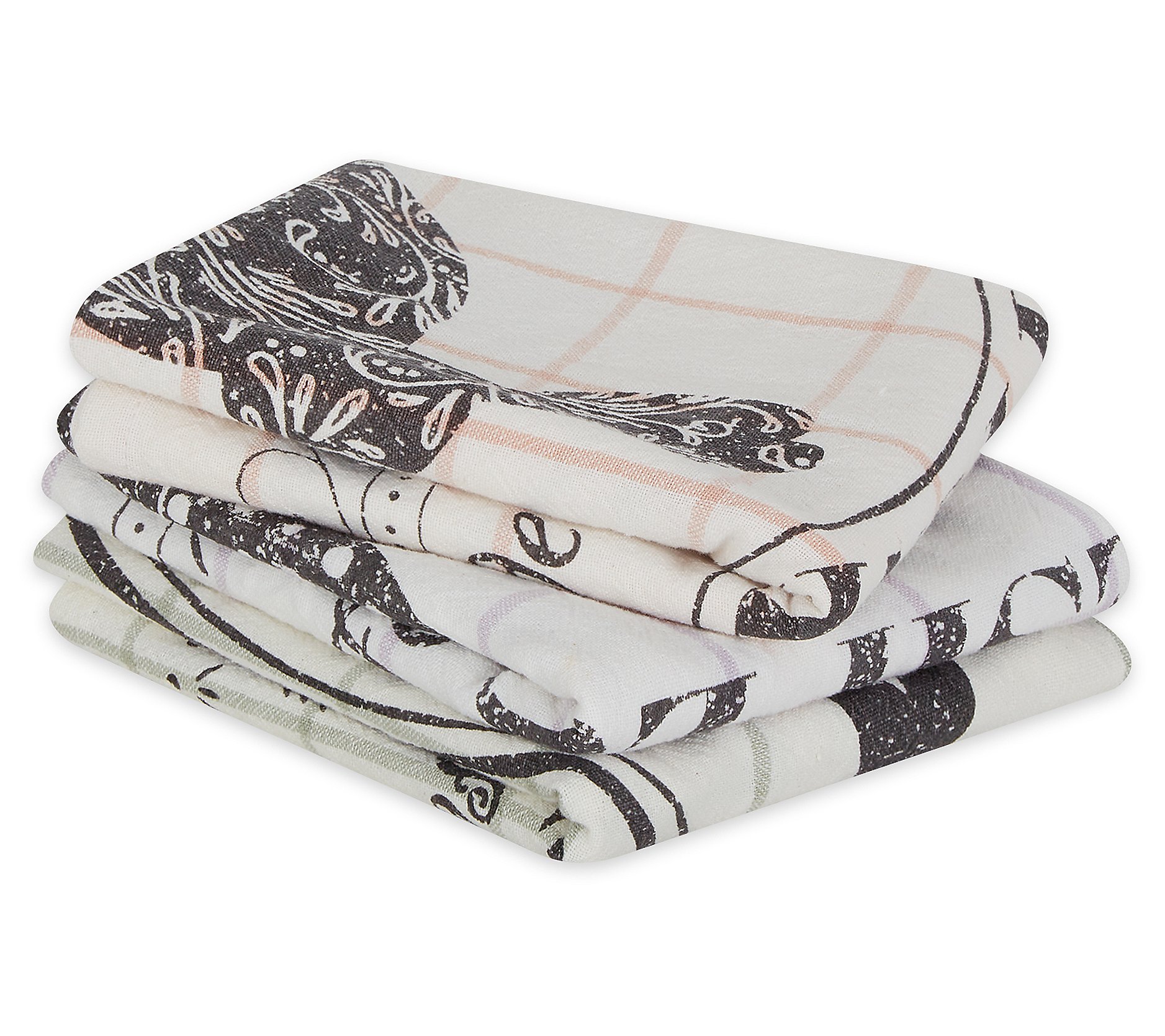 Design Imports (3) Cottontail Cottage Oversize Kitchen Towels