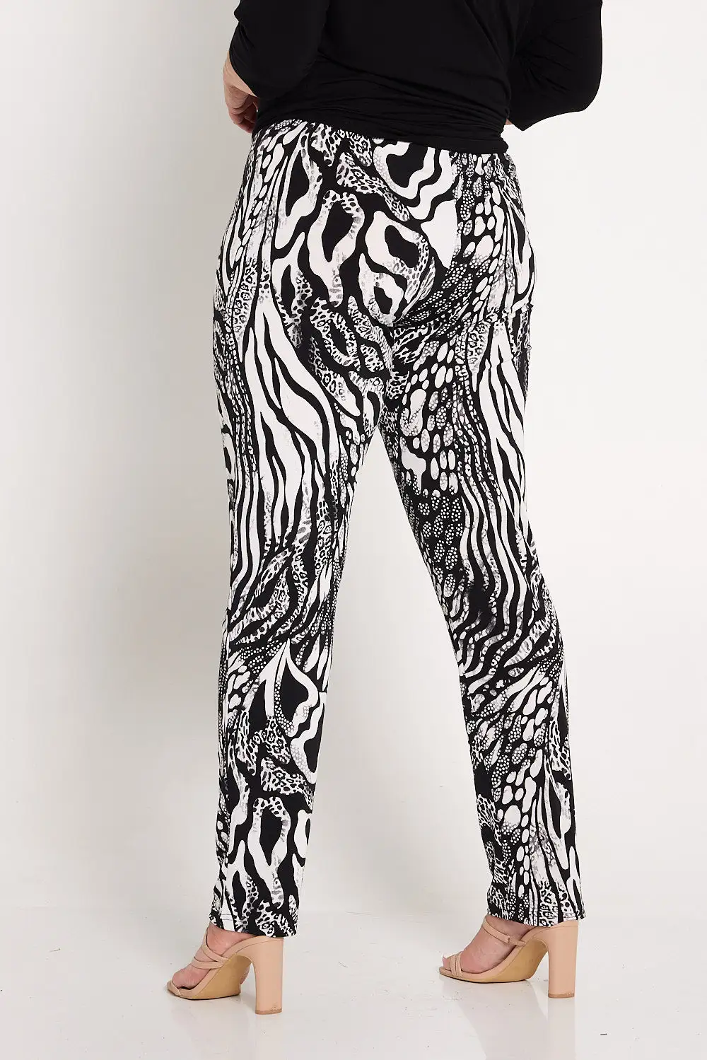 Harper Pants - Snow Leopard