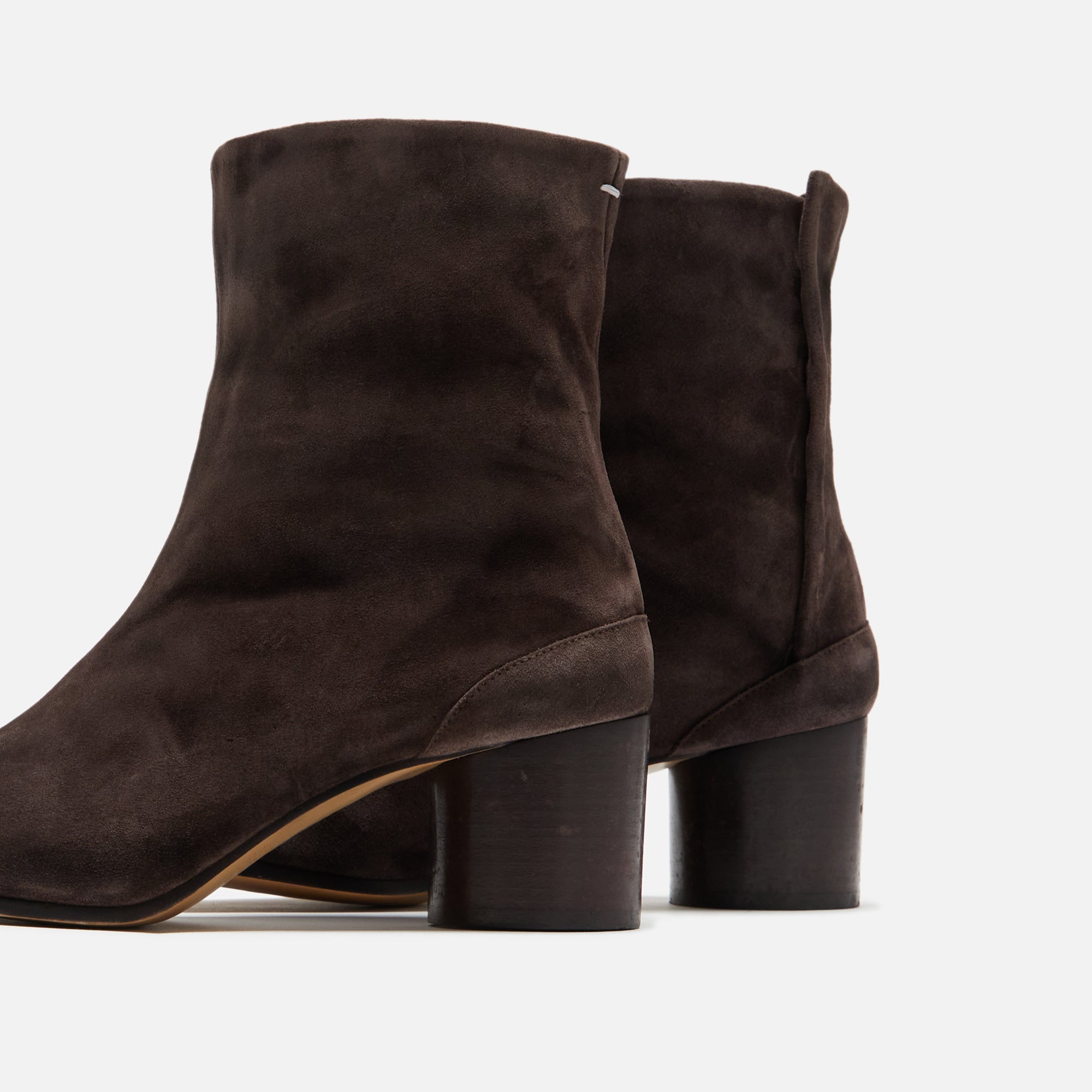 Margiela WMNS Tabi Ankle Boots H60 - Dark Brown Suede