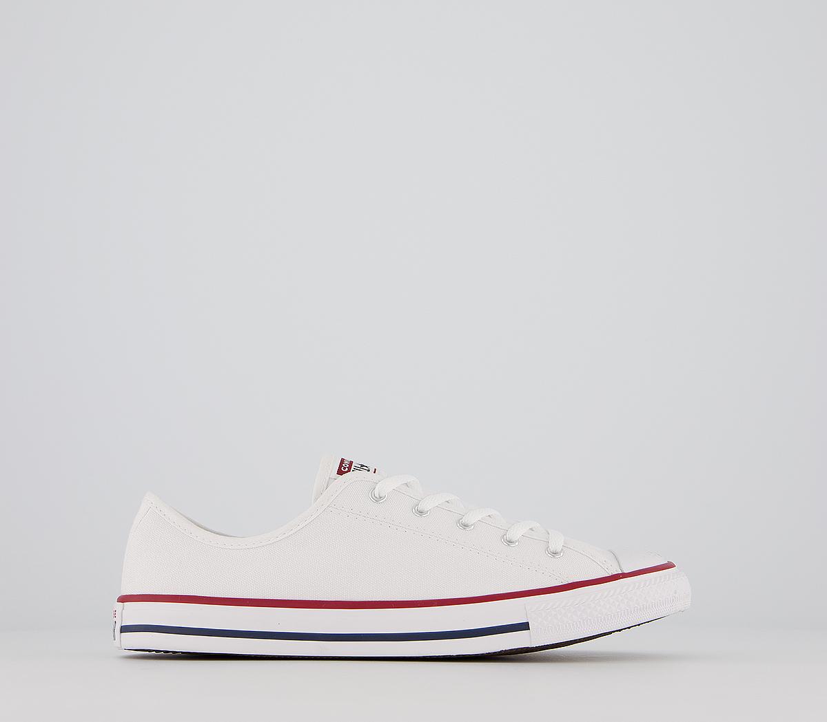 Womens Converse All Star Dainty White Red Blue