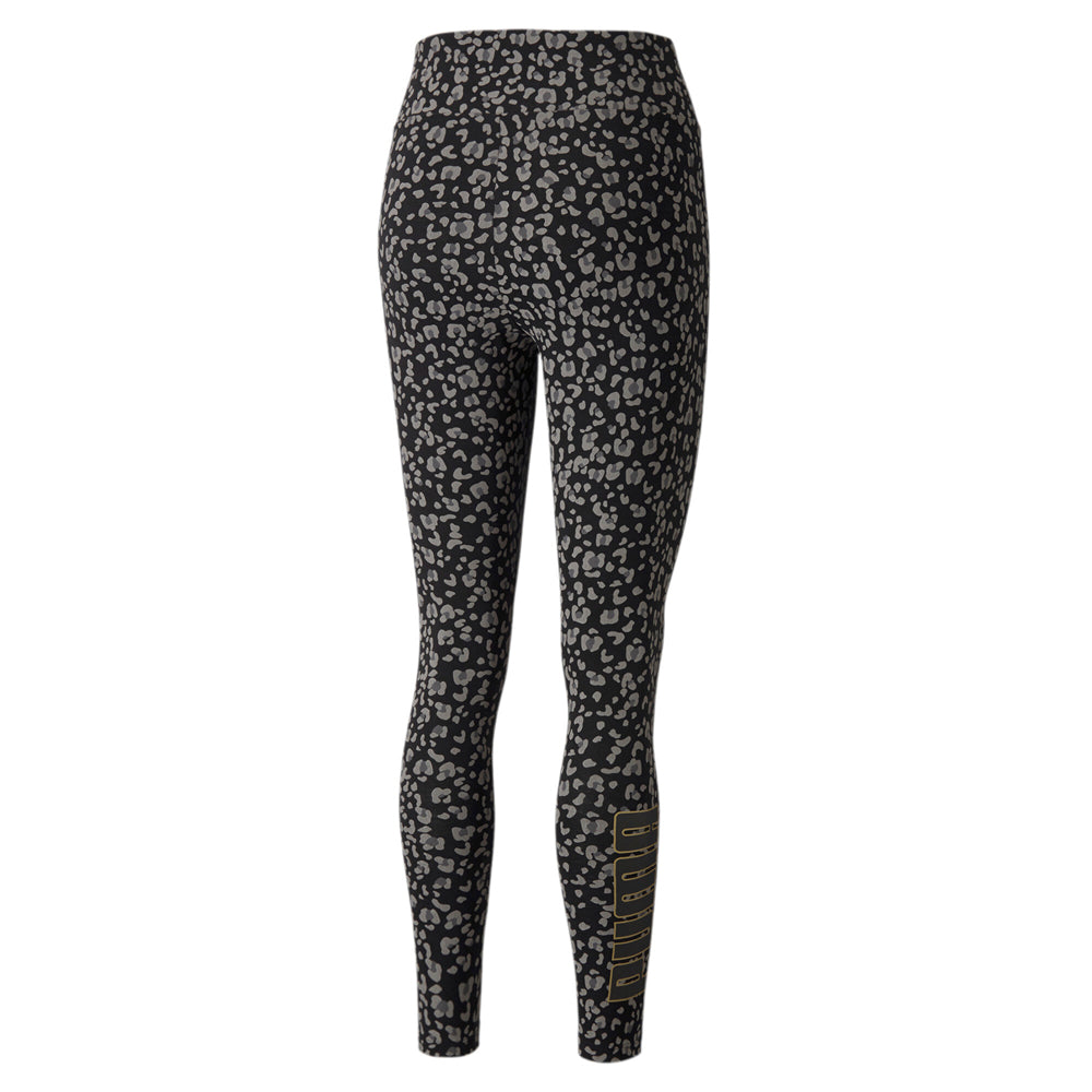 Winterized Leopard-Cheetah Printed Leggings