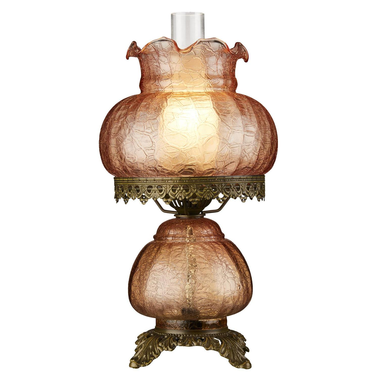 Design Toscano Rose Court Victorian-Style Hurricane Table Lamp