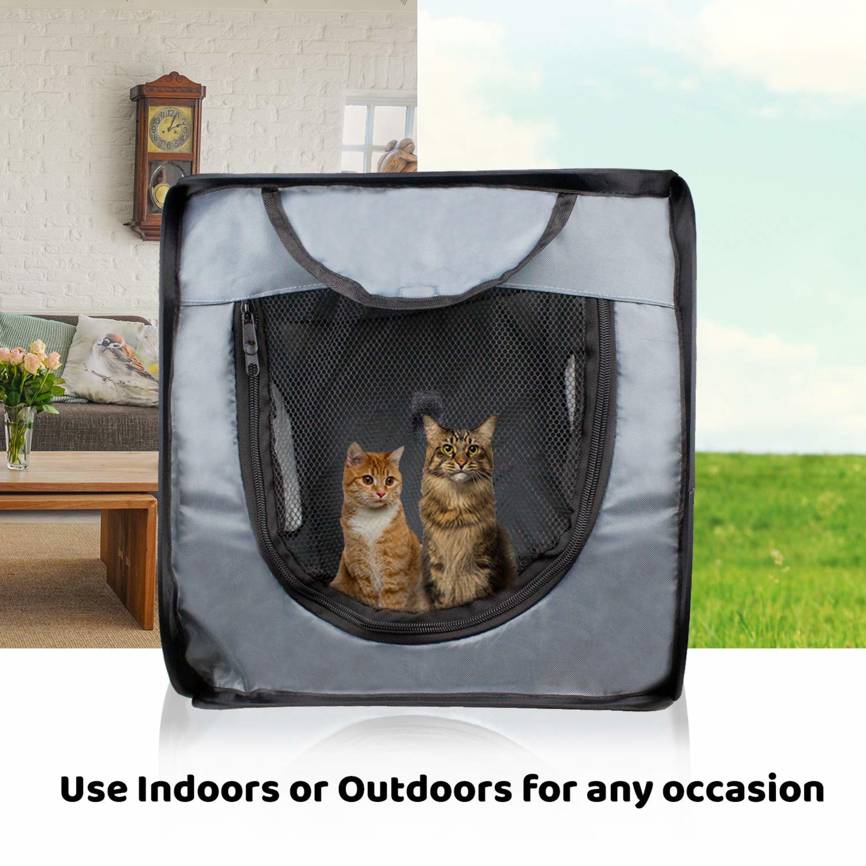Downtown Pet Supply Pet Carriers for Cats and Dogs， Collapsible Dog Carrier， Giant
