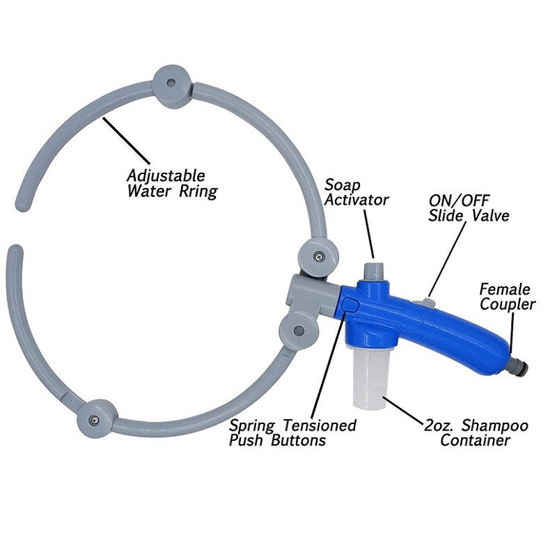 Folding Pet Bathing Ring