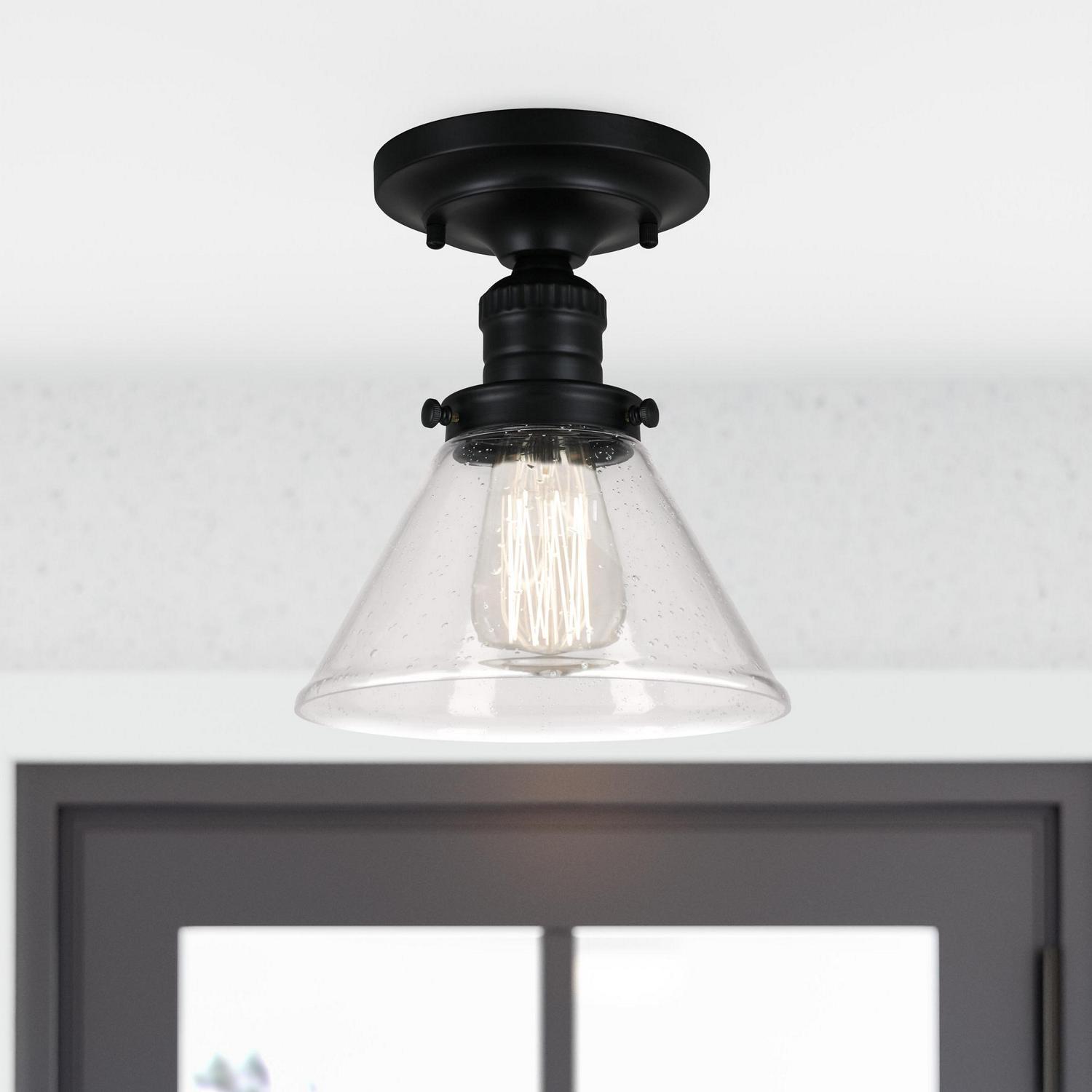 Design House Augustin Ceiling Light in Matte Black