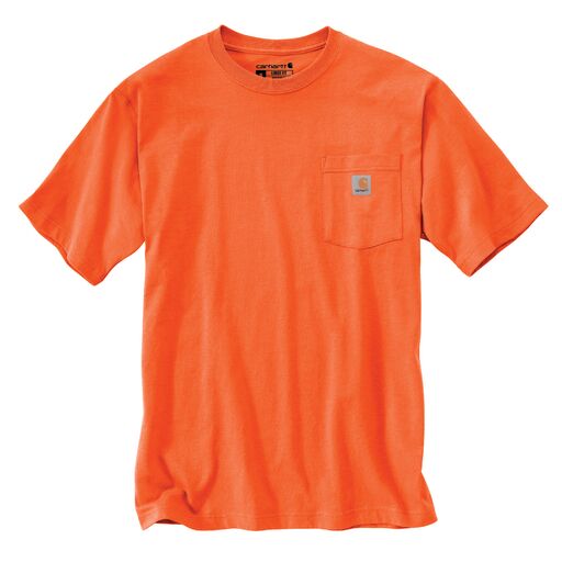 Carhartt Men's Short Sleeve Pocket T-Shirt_Brite Orange