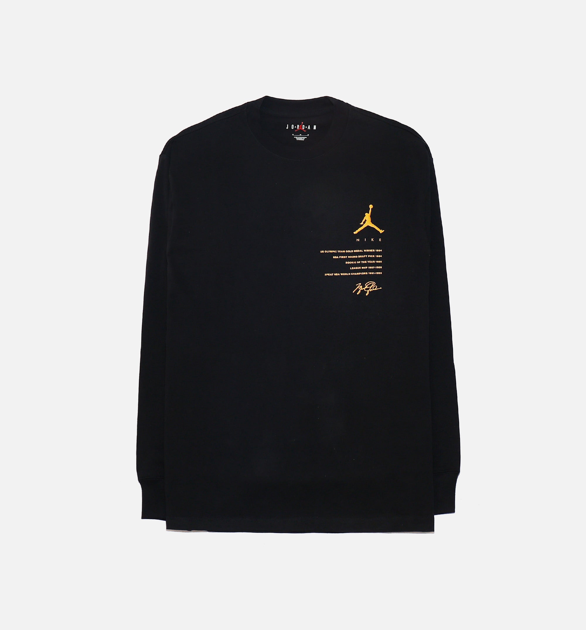 Jumpman 85 Crew Mens Long Sleeve Shirt - Black