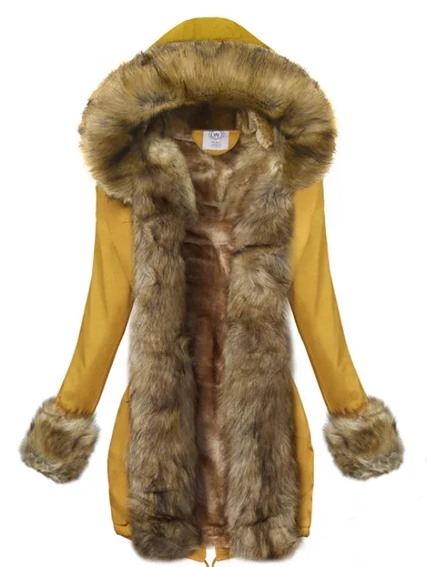 PARKA JACKET ELORA yellow