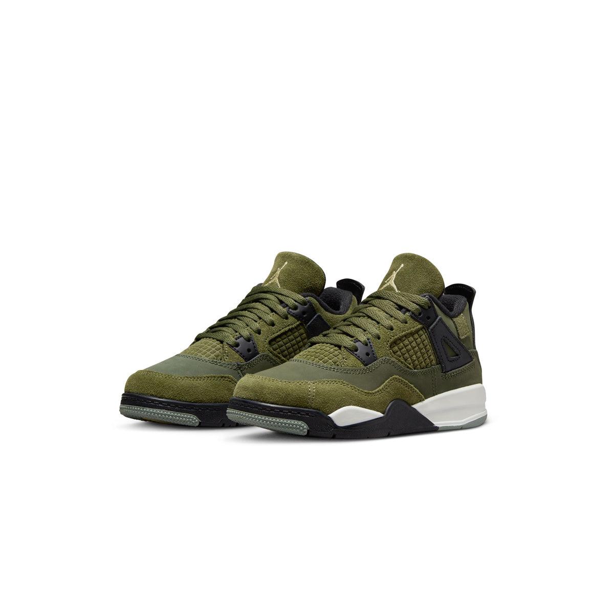 Kids' Air Jordan 4 Retro SE Craft 'Medium Olive'