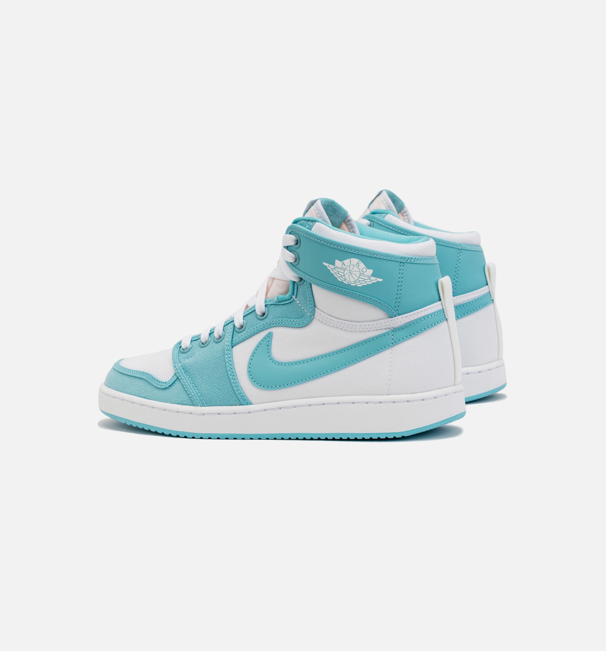 Air Jordan 1 KO Bleached Aqua Mens Lifestyle Shoe - Aqua/White