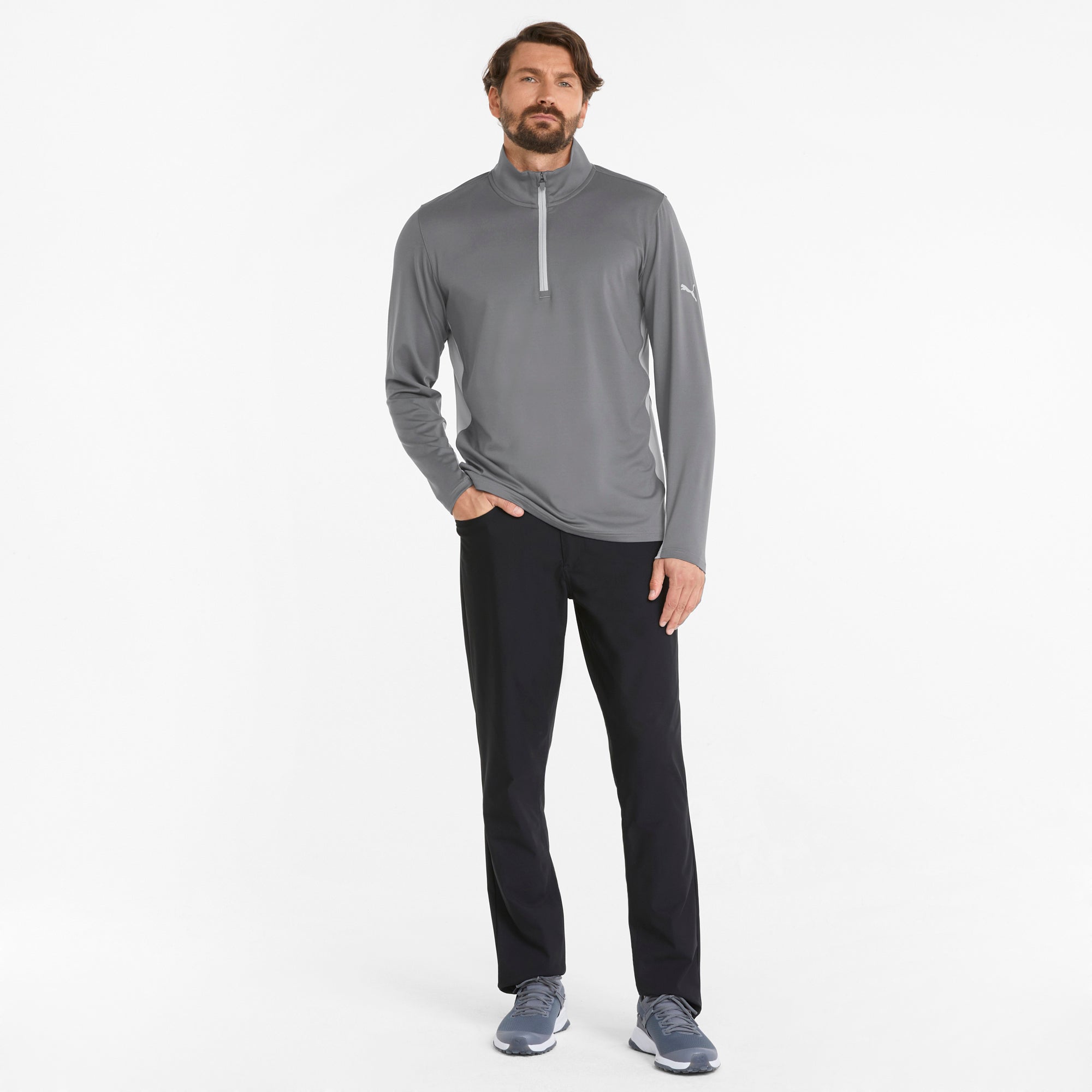 Gamer Golf 1/4 Zip | Quiet Shade