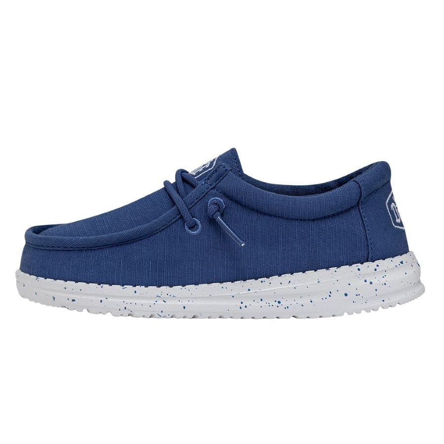 Wally Youth Slub Canvas - True Blue