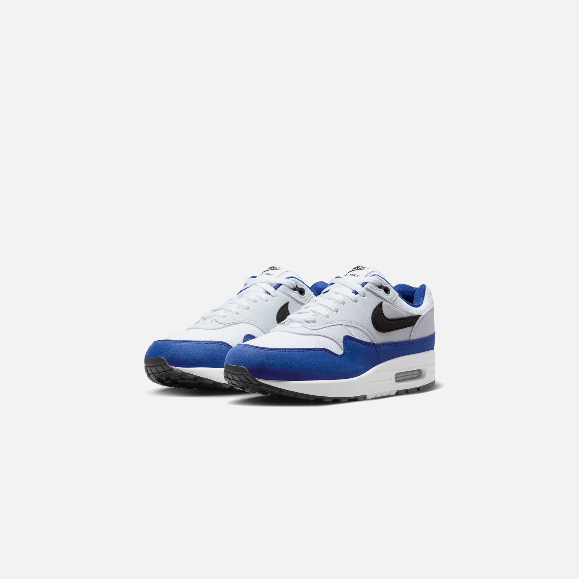 Nike Air Max 1 - White / Black / Deep Royal Blue