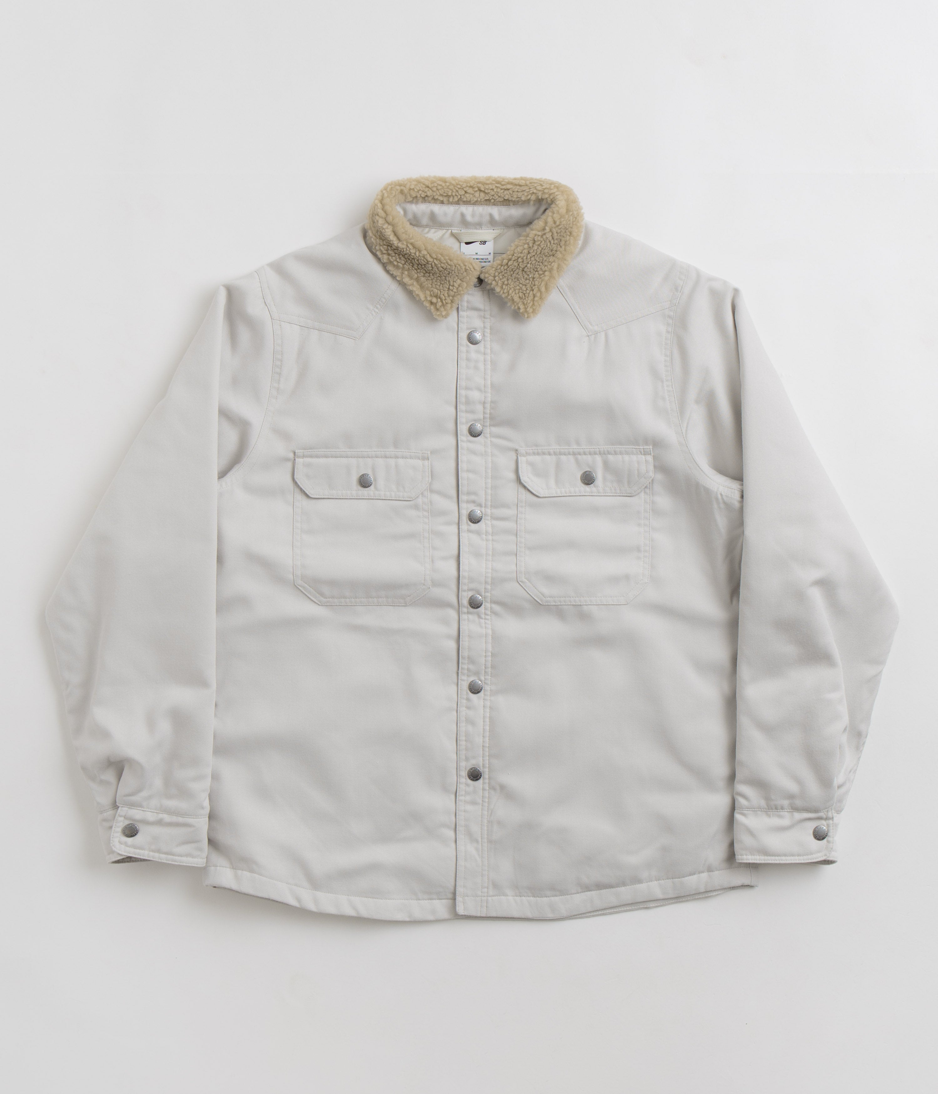 Nike SB Padded Flannel Jacket - Light Bone / Khaki