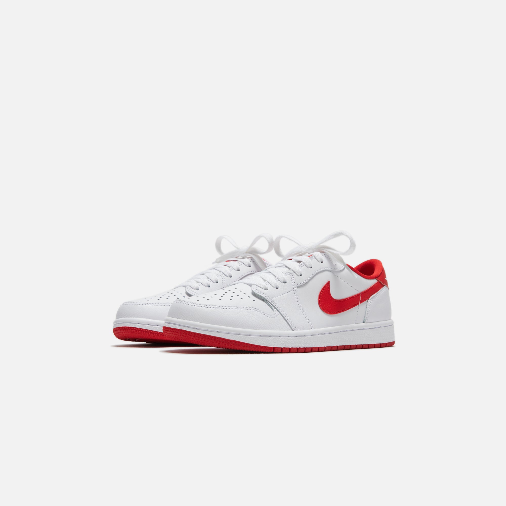 Nike Air Jordan 1 Retro Low OG - White / University Red / White