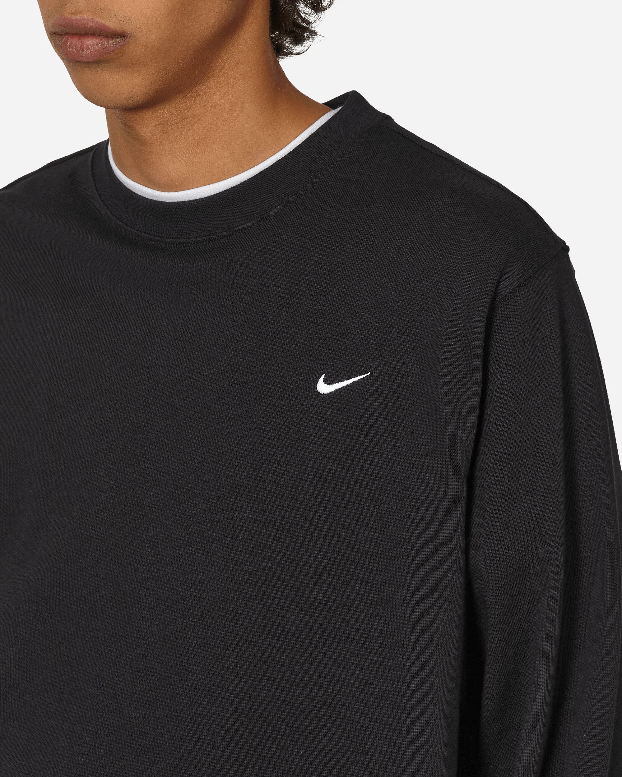 Solo Swoosh Longsleeve T-Shirt Black