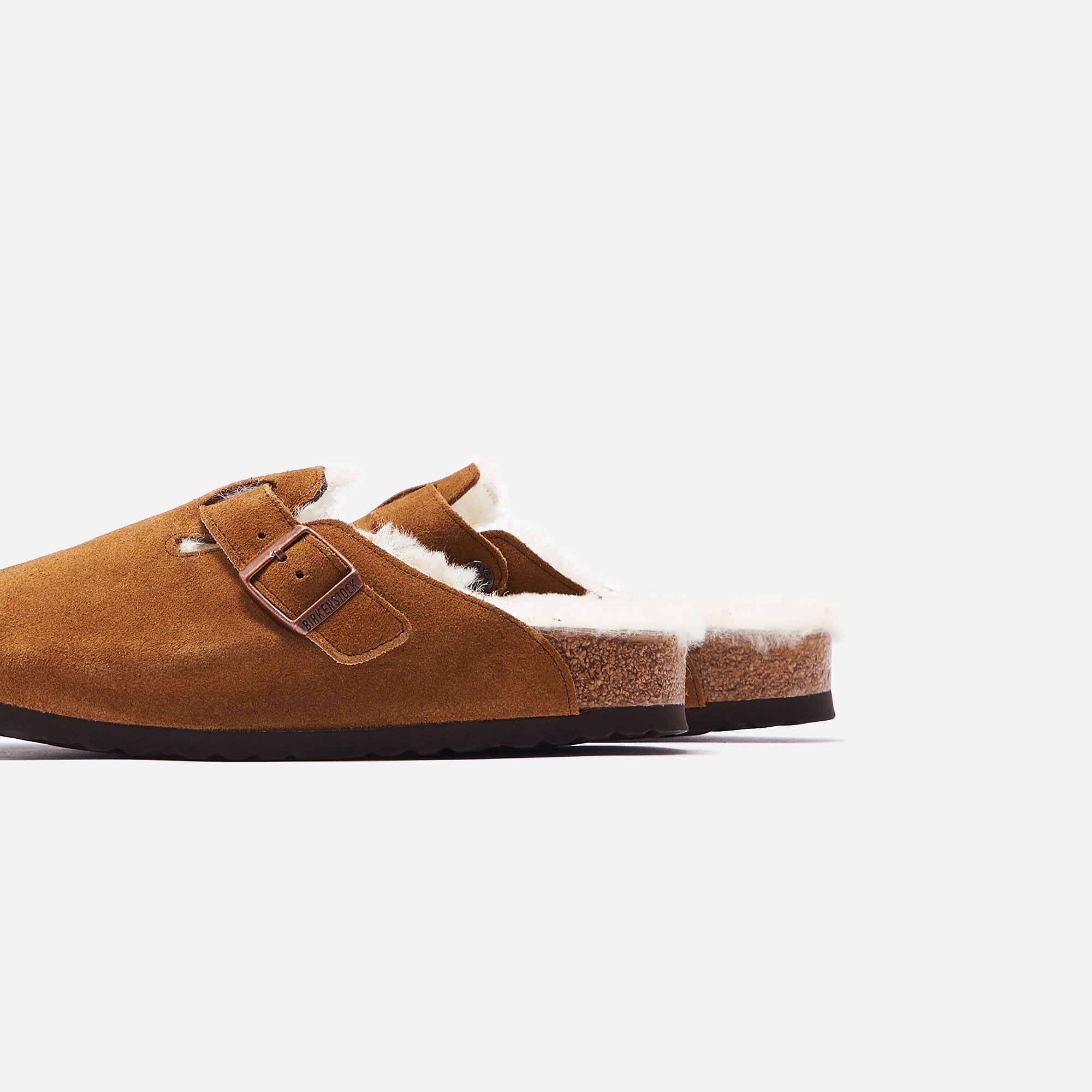 Birkenstock Boston Shearling - Mink / Natural