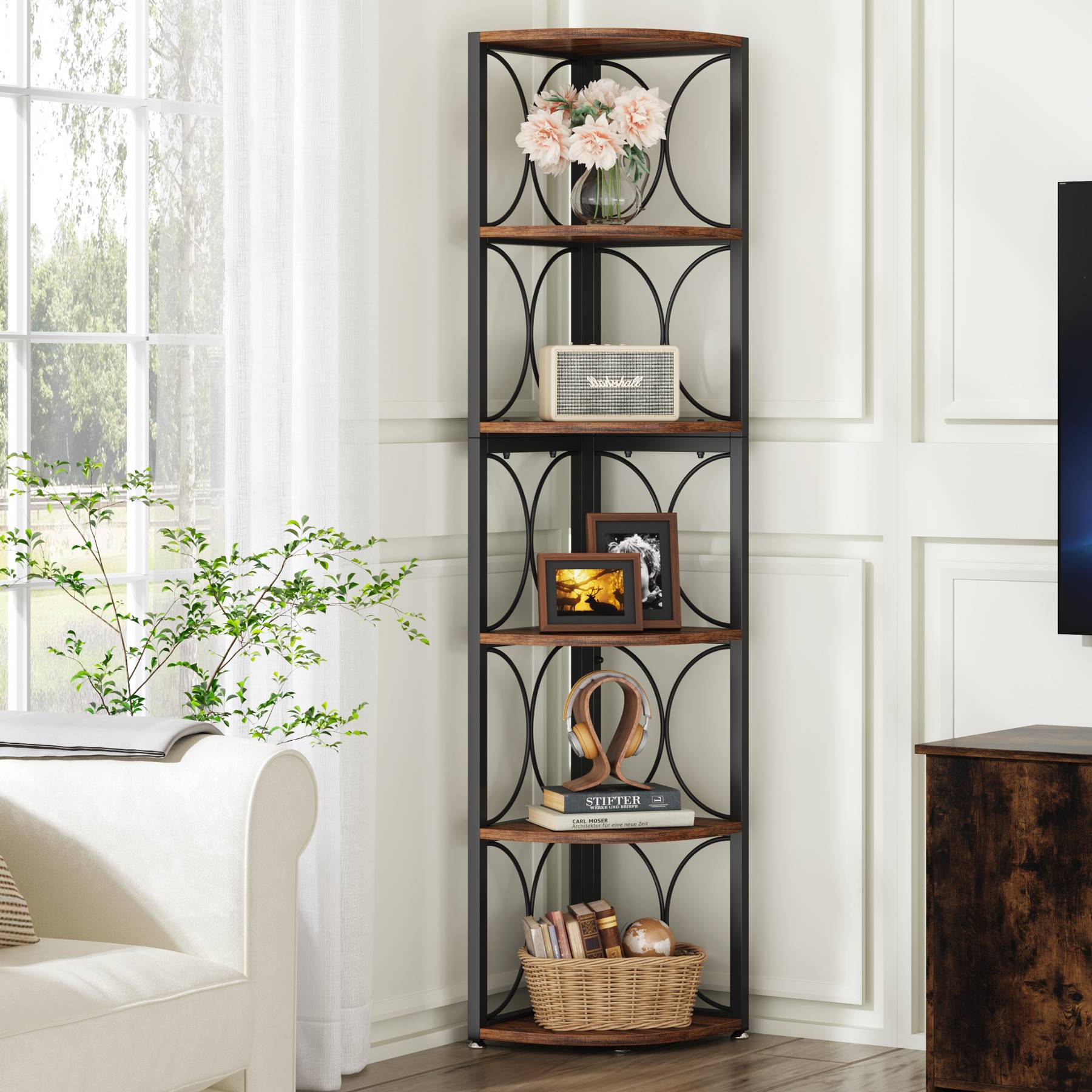 6-Tier Corner Shelf, 67