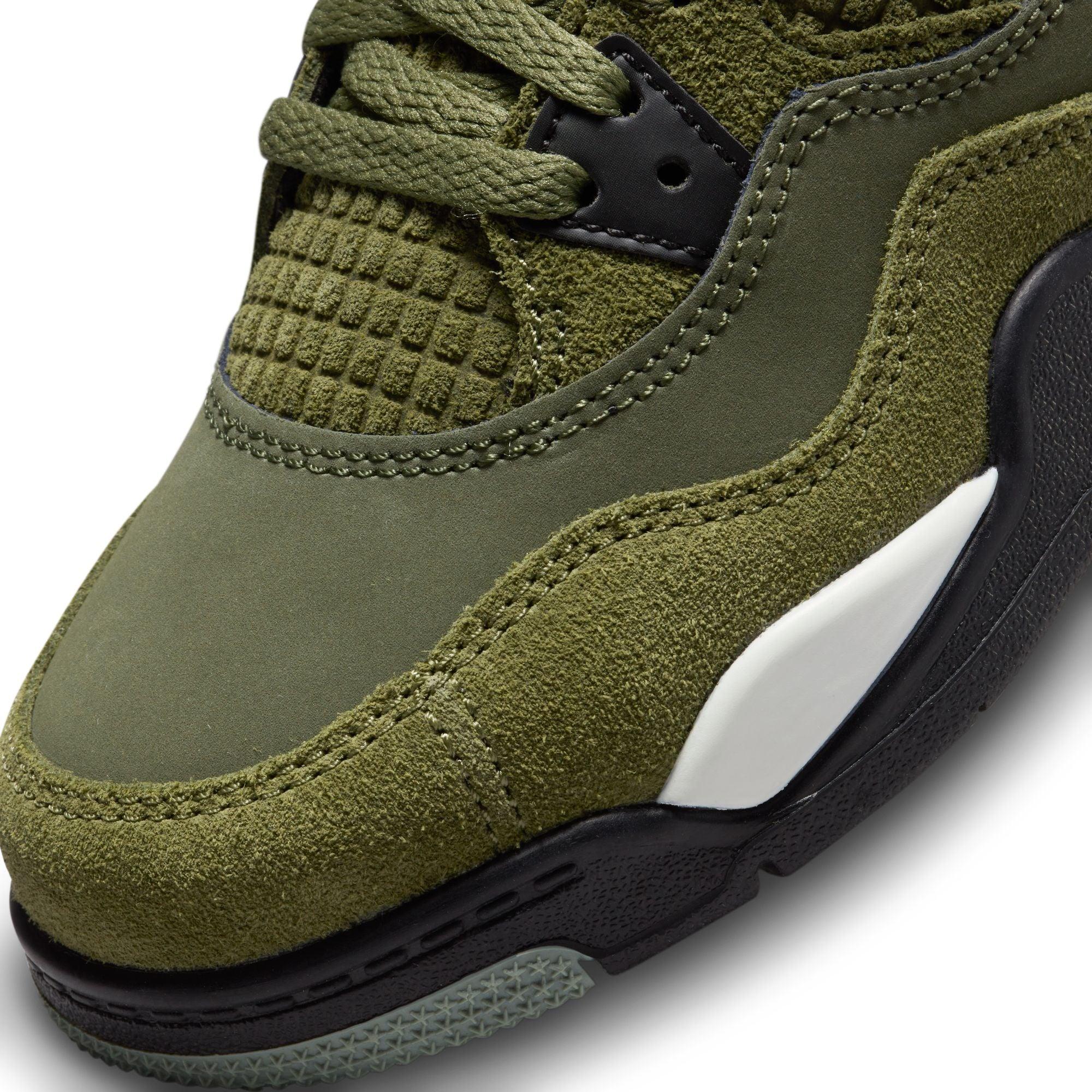 Kids' Air Jordan 4 Retro SE Craft 'Medium Olive'