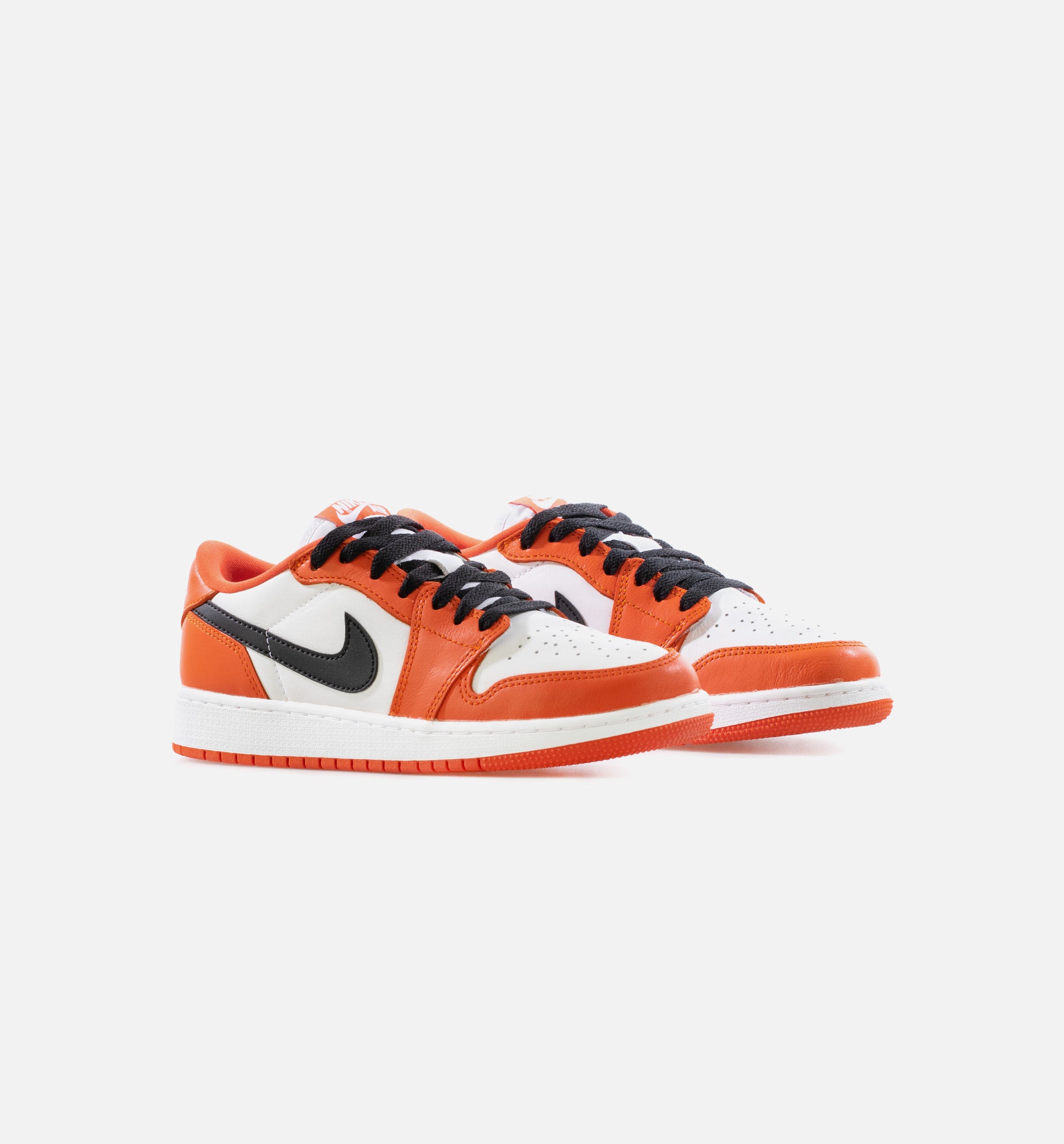 Air Jordan 1 Low OG Starfish Grade School Lifestyle Shoe - Orange/Black/White Limit One Per Customer